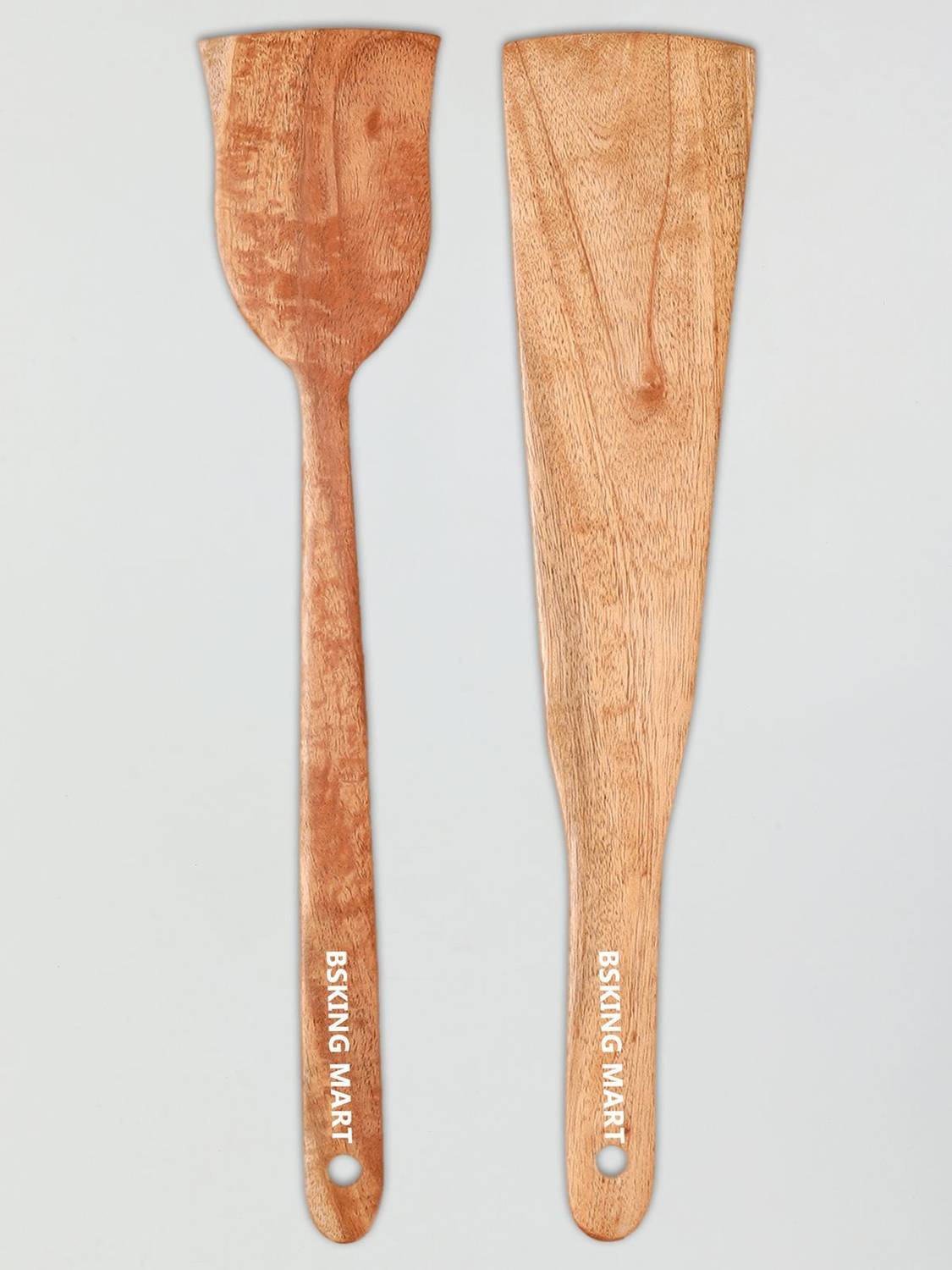 BSKING MART Neem Wooden Spatula Kitchen Tool Set