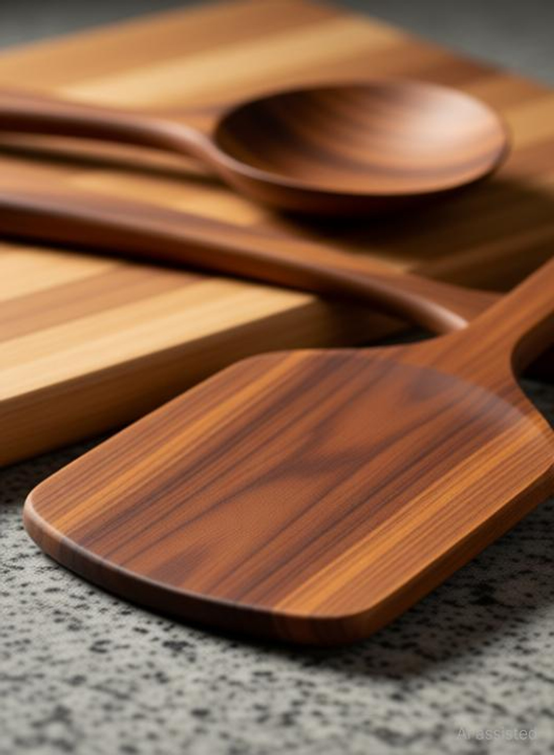 Image of Ruby Perl s Disposable Wooden Serving Spoon Set (Pack of 7) Disposable Wooden Dessert Spoon Set