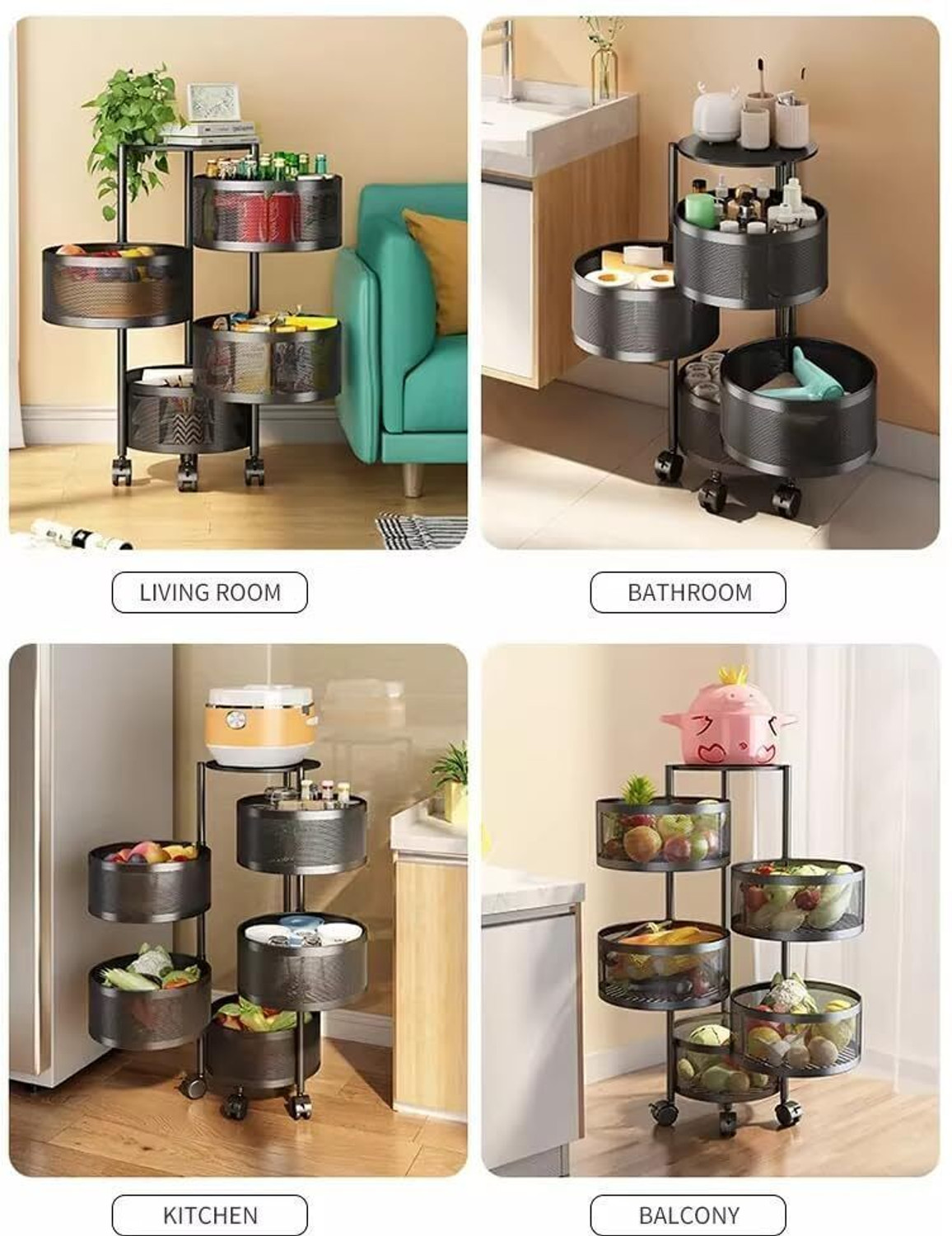 Image of VR Iron Kitchen Trolley