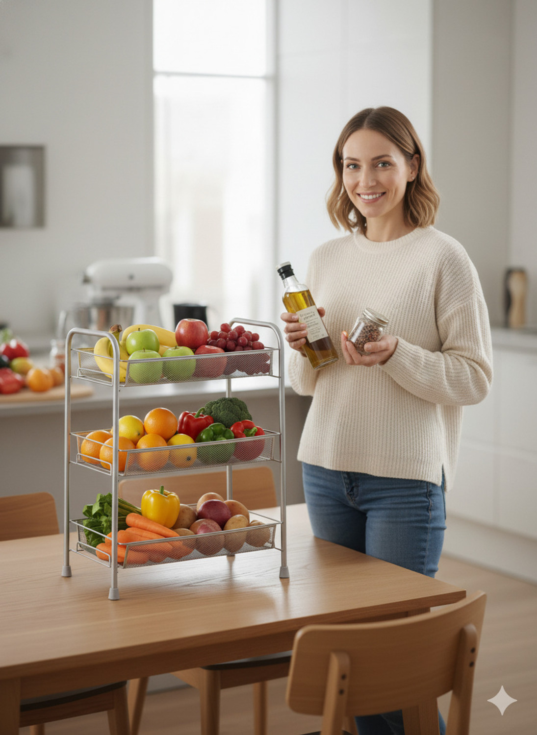 Image of S-B-S Store Iron Kitchen Trolley
