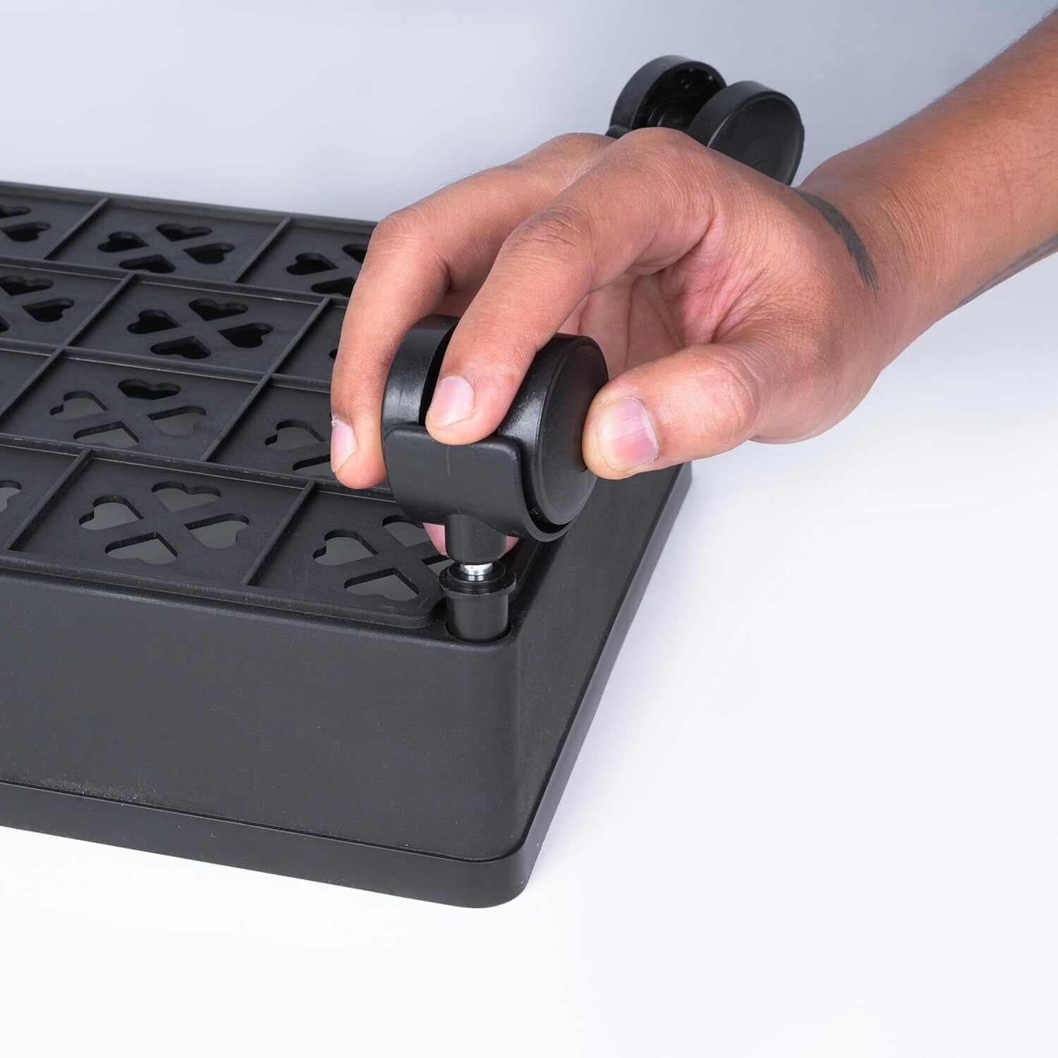 Image of SEQUENCE 4 Compartments Plastic Rolling Storage Organizer