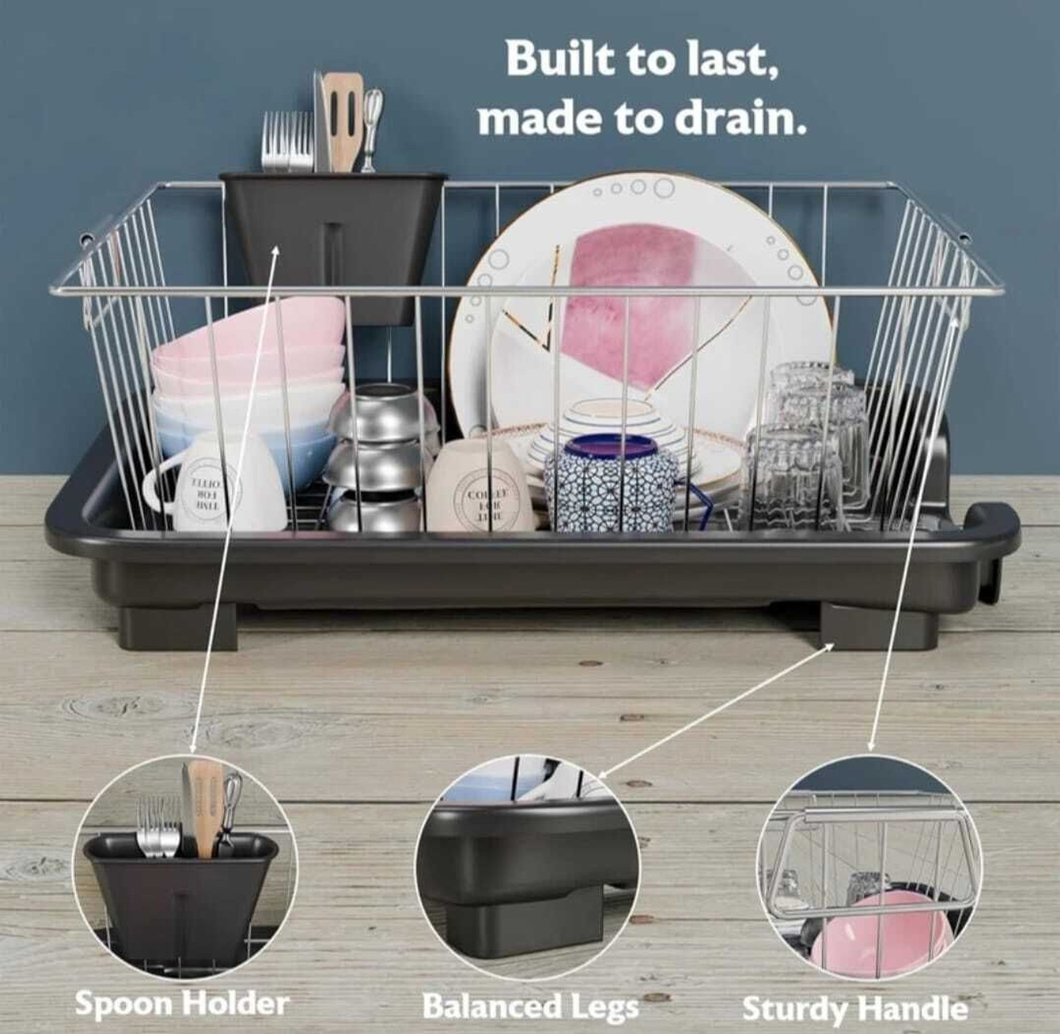 Image of ICONPLUS KHATLI SS Stainless Steel Kitchen Trolley