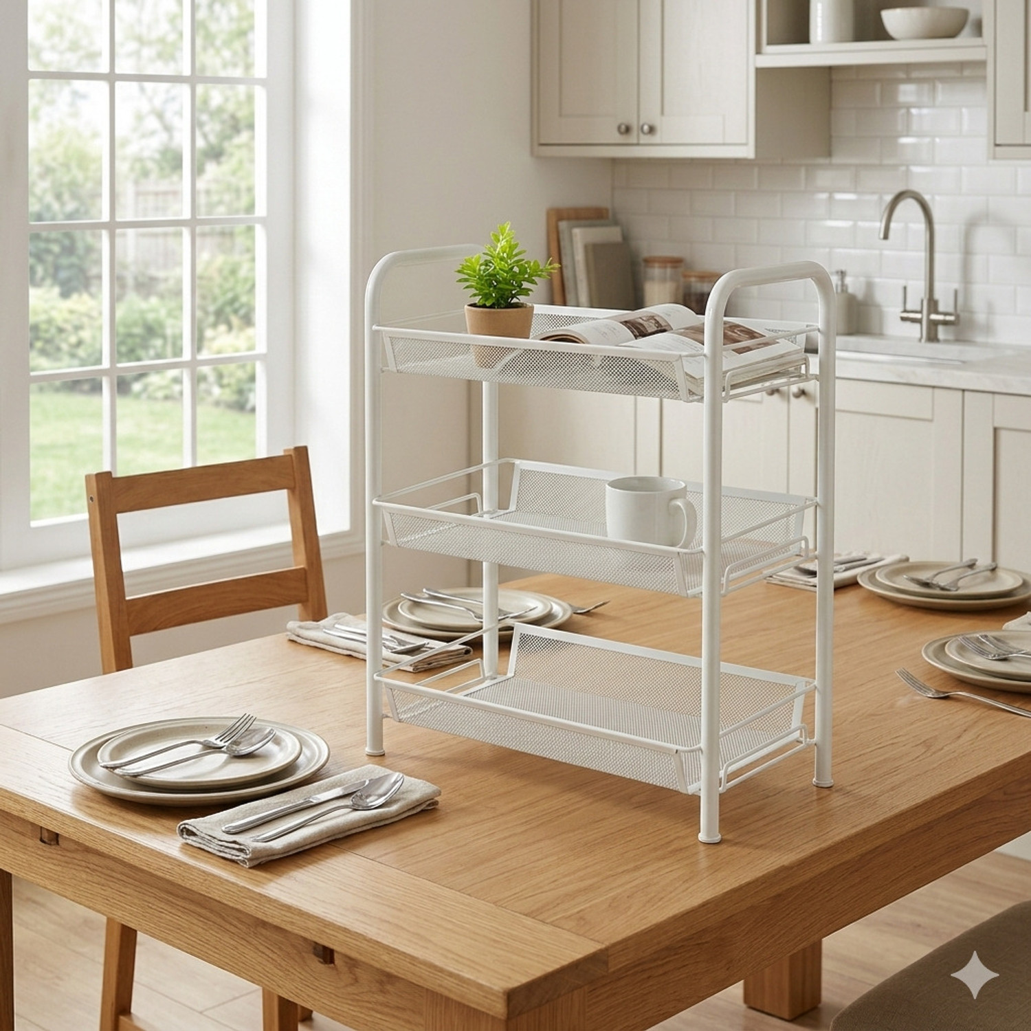 Image of S-B-S Store Iron Kitchen Trolley