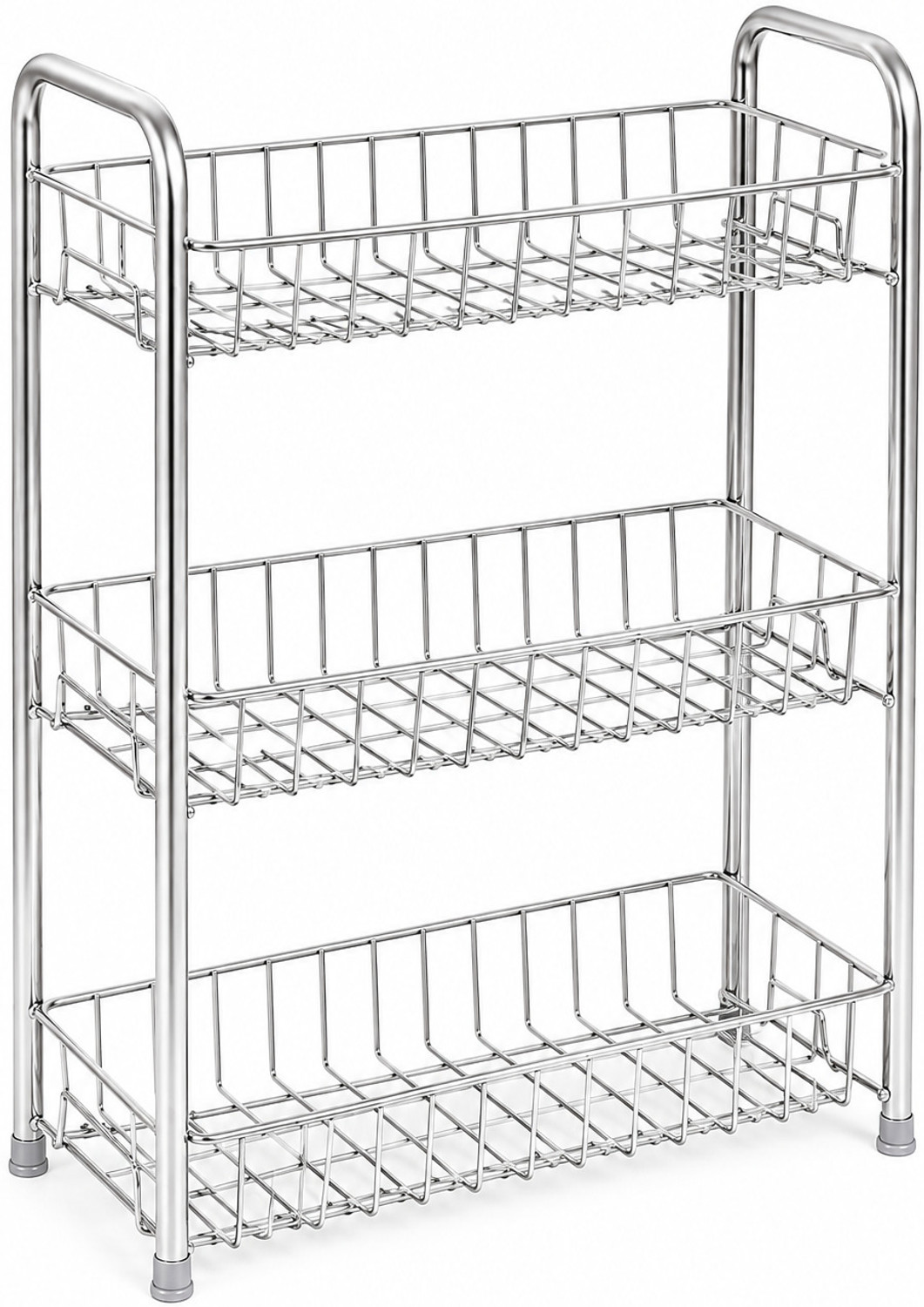 Image of S-B-S Store 3-Shelf Steel Kitchen Rack Iron Kitchen Trolley