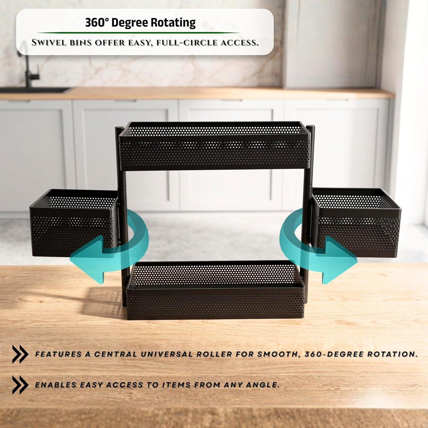 Image of Zeekty Stainless Steel Kitchen Trolley