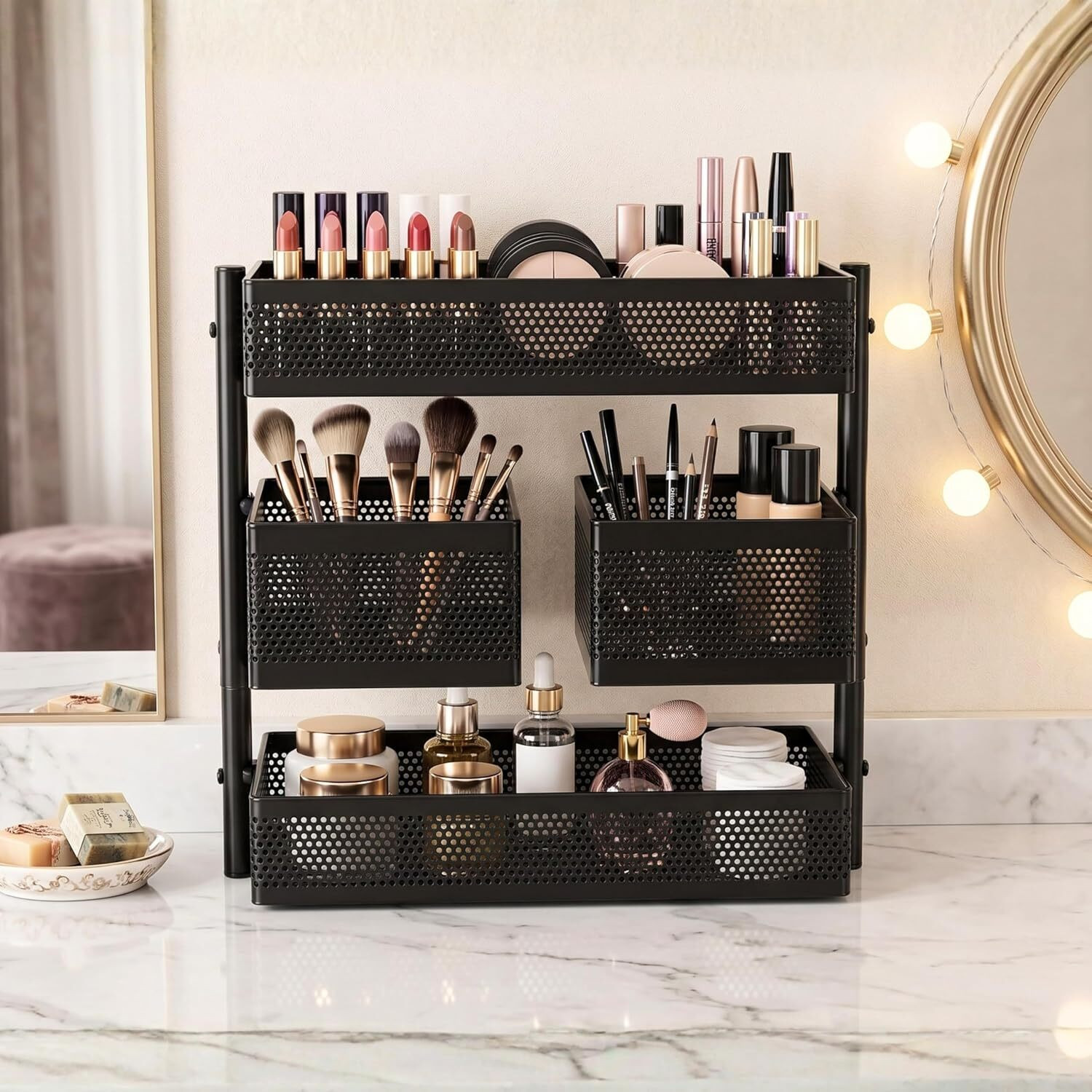 Image of Zeekty Stainless Steel Kitchen Trolley