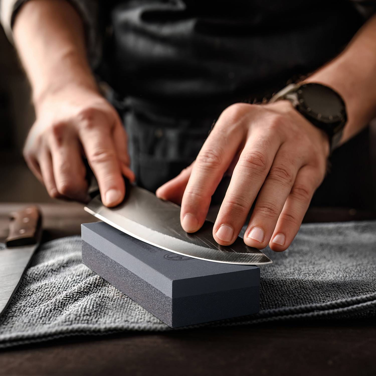 Norton St. Gobain Knife Sharpening Stone 6x2x1 inch (Pack of 2) - Image 3