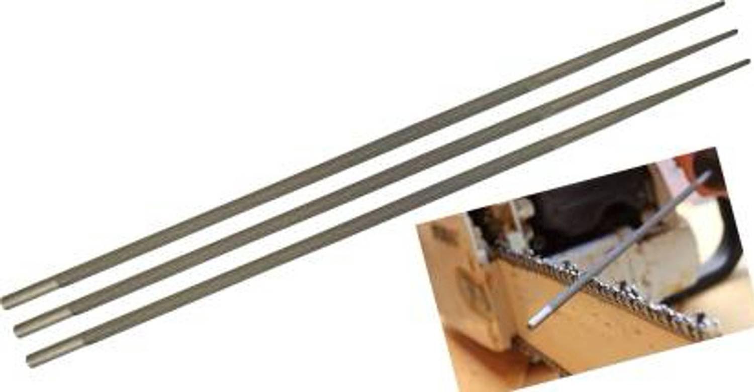 ADAWAT 4.8mm Pack of 3Pcs Round Chainsaw Saw Chain Files Sharpening Chainsaw Chains Knife Sharpening Steel