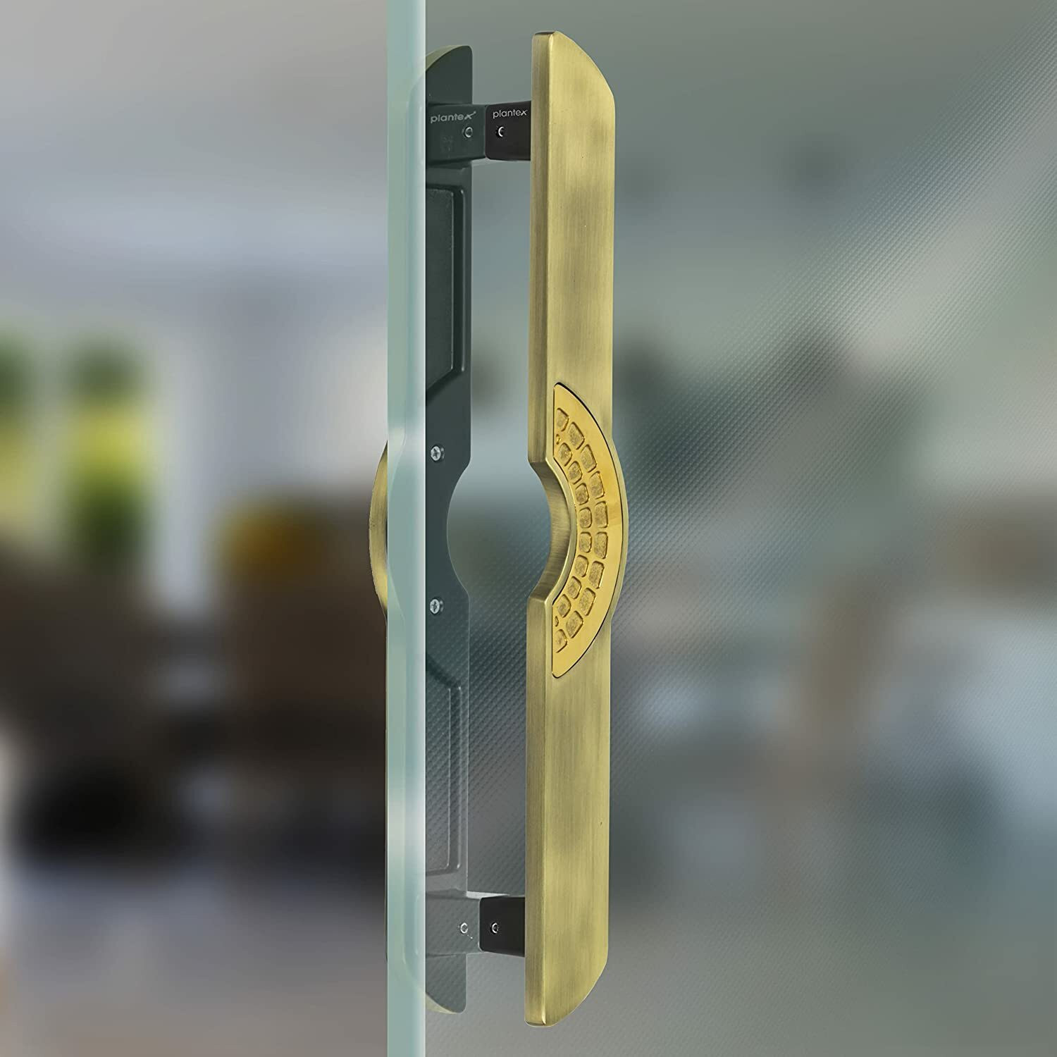 Image of Plantex Door Handle /Door & Home Decor /15 Inch Main Door Handle /Door Pull Push Handle Zinc Door Handle