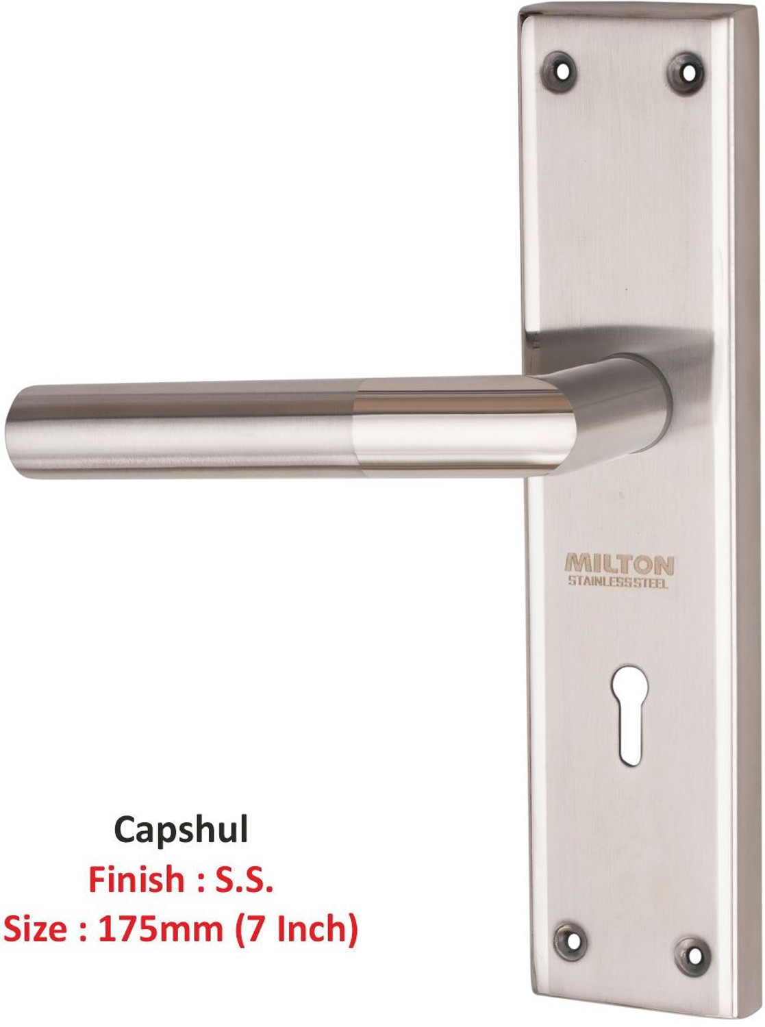 Image of MILTON Stainless Steel Door Handle