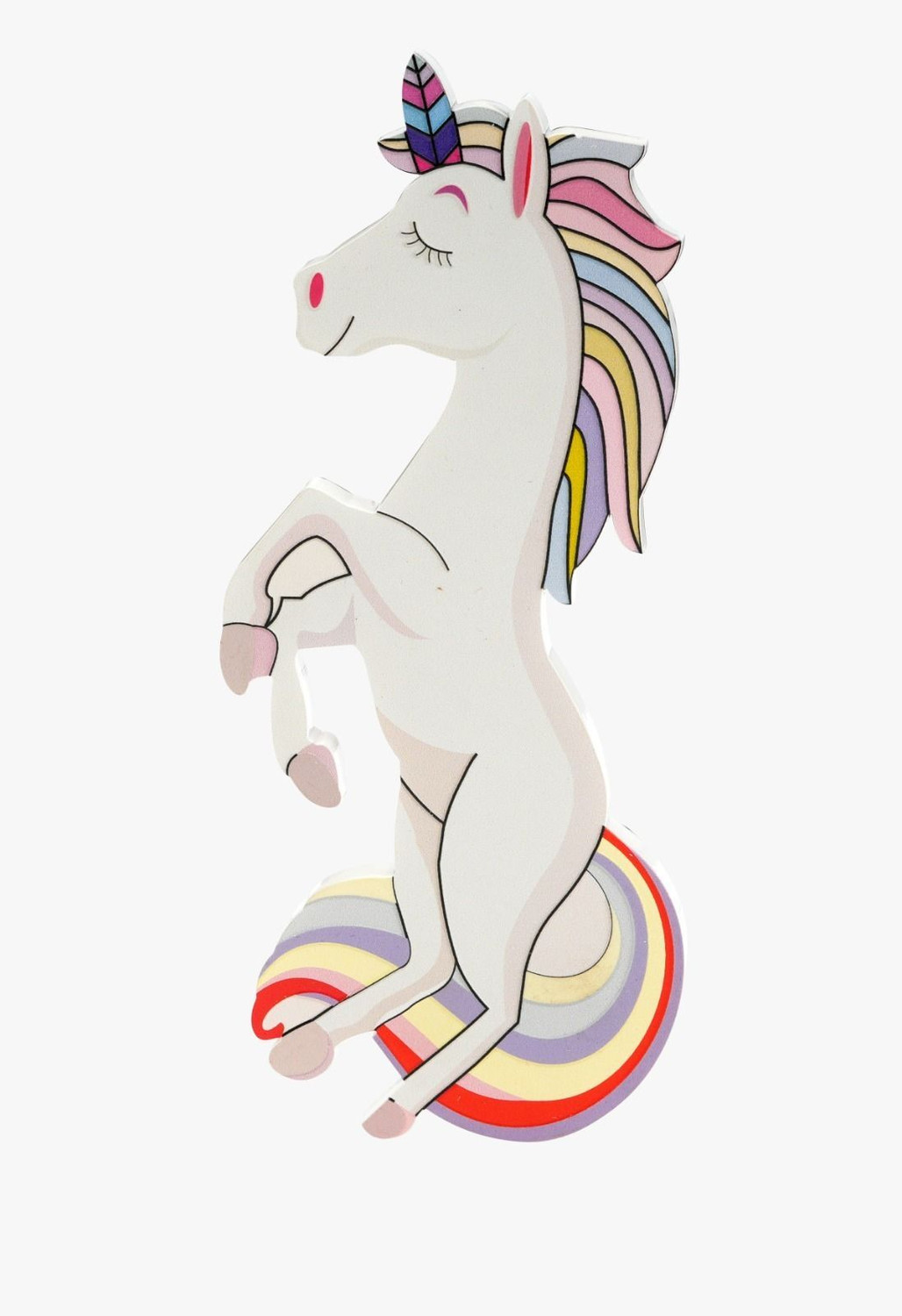 Image of Enarc Unicorn Design Door Handle Set of 1 (2pcs) Durable Made Of Acrylic For kids room Polypropylene Door Handle
