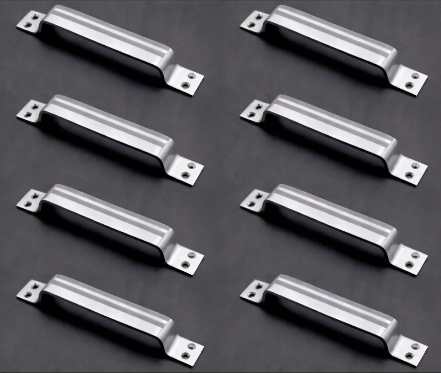 Image of Shree lite SGSI Designer SS Door Handle 8 Inch | Modern Mirror Finish | Heavy Duty Stainless Steel Door Handle