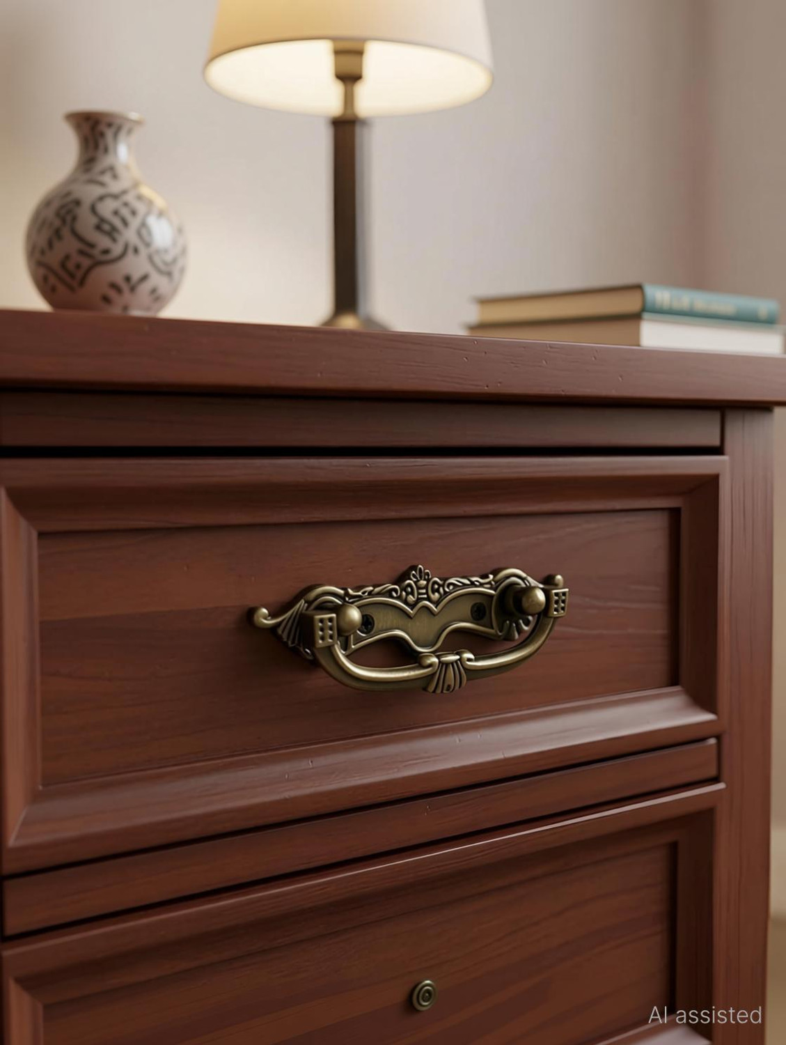 Image of ZsfvOsz Brass Antique Finish Handle Brass Cabinet /Drawer Handle