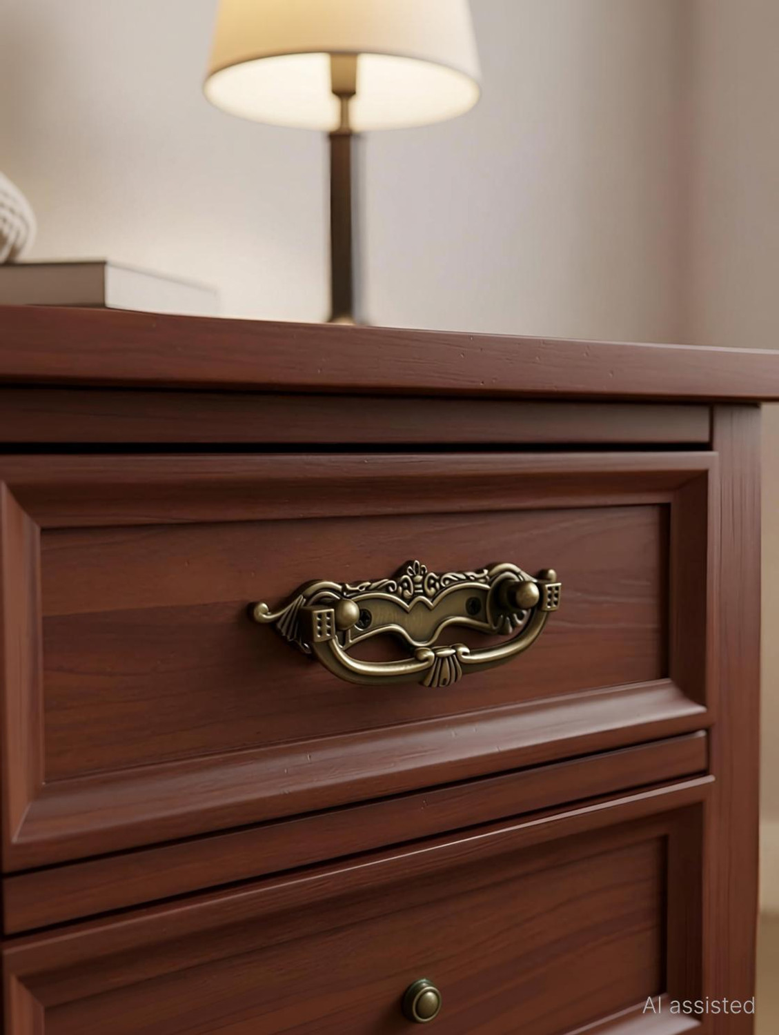 Image of ZsfvOsz Brass Antique Finish Handle Brass Cabinet /Drawer Handle