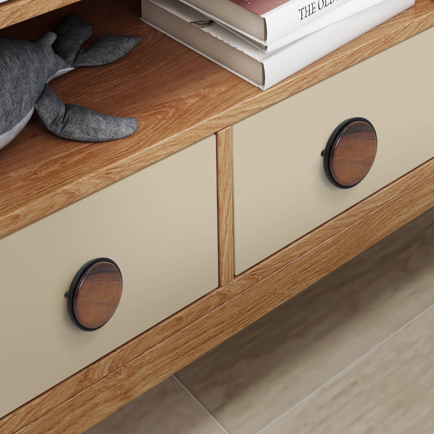 Plantex Wood Knobs for Drawer/Knobs for Cabinets/Kitchen/Bedroom