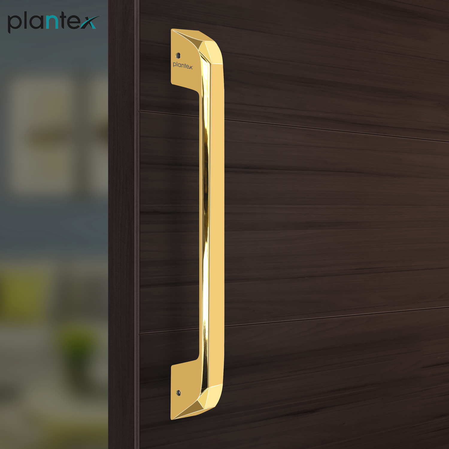 Image of Plantex Main Door Handle /Door Handle /14 Inch Pull-Push Handle for Home /Office /Hotel Zinc Door Handle