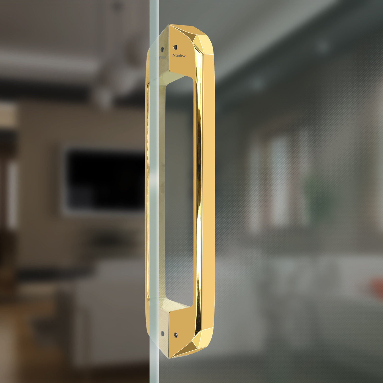 Image of Plantex Main Door Handle /Door Handle /14 Inch Pull-Push Handle for Home /Office /Hotel Zinc Door Handle