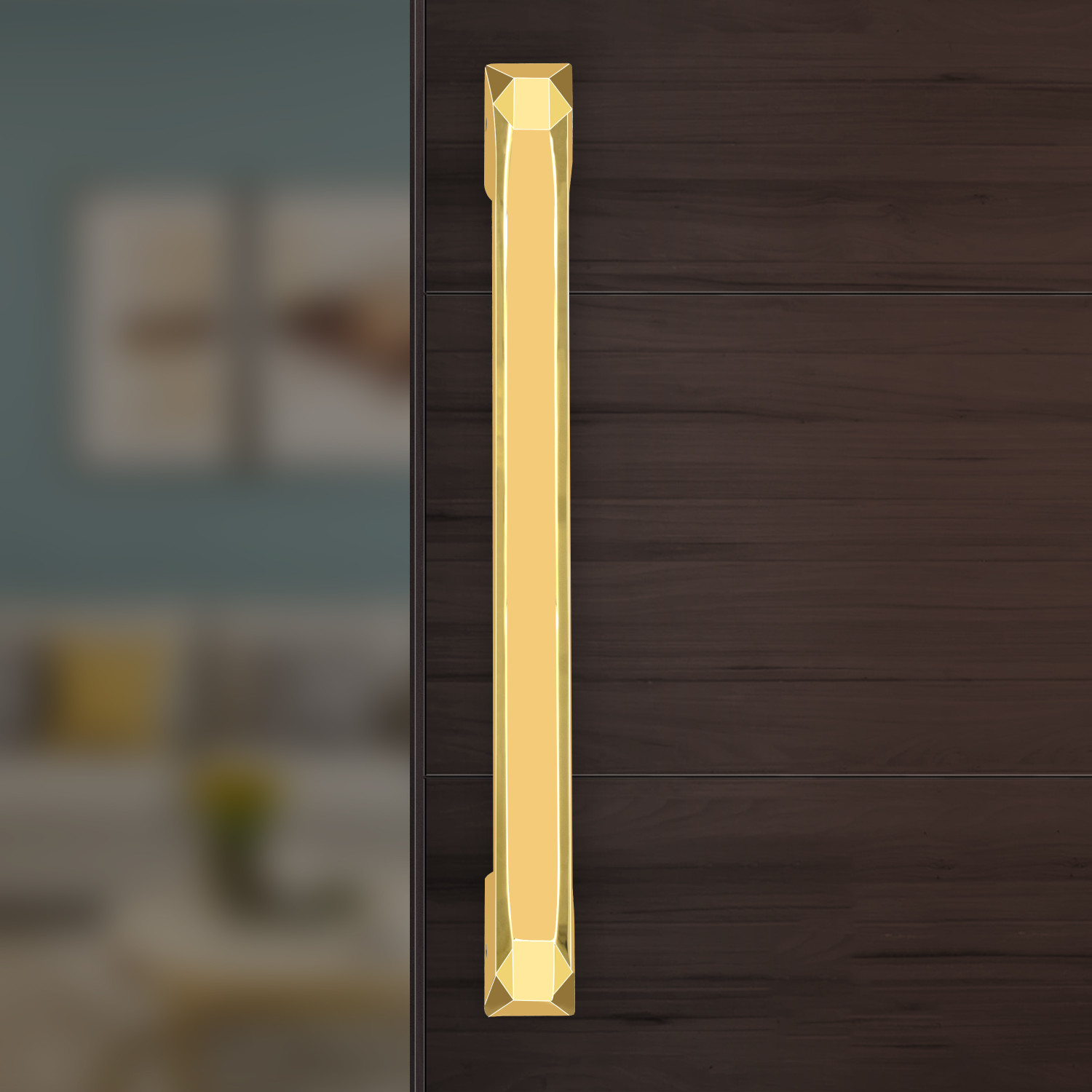 Image of Plantex Main Door Handle /Door Handle /14 Inch Pull-Push Handle for Home /Office /Hotel Zinc Door Handle