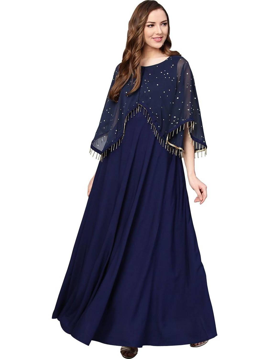 Ahalyaa Women Printed Anarkali Kurta