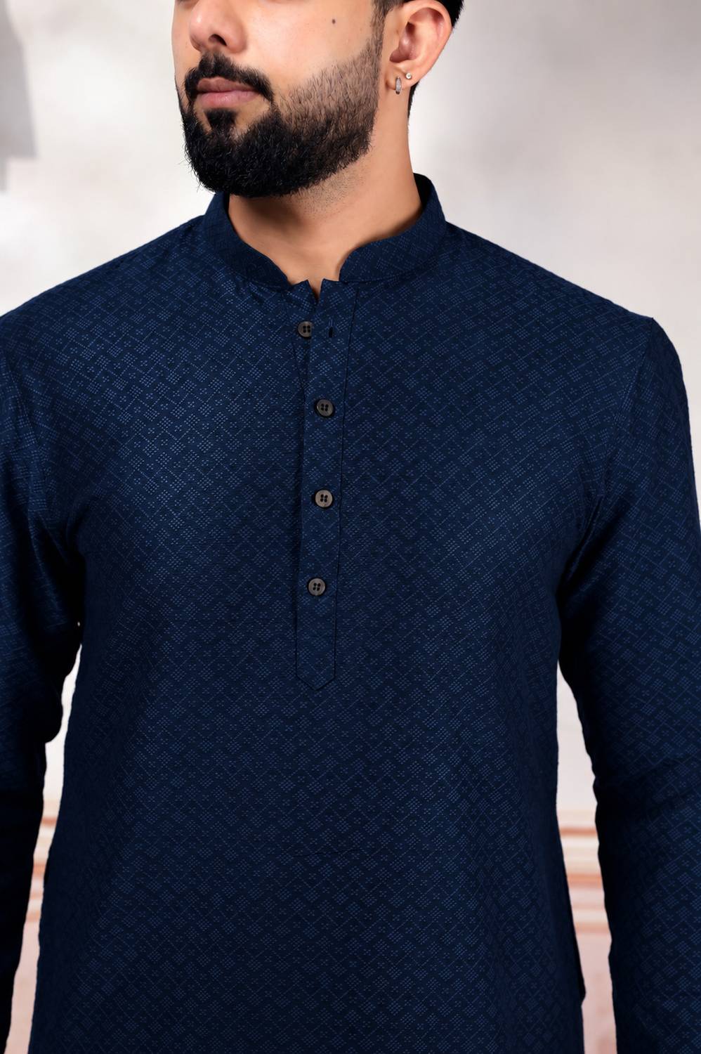 Koshin Men Kurta Pyjama Set - Image 5