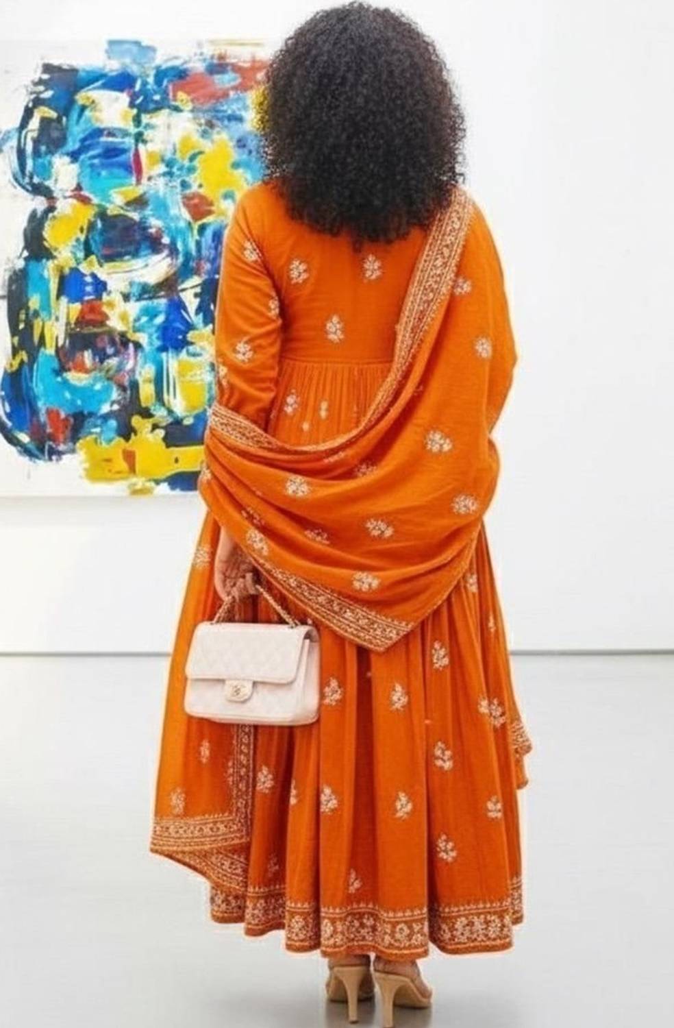 Vastraa Embroidered Anarkali Kurta - Image 3