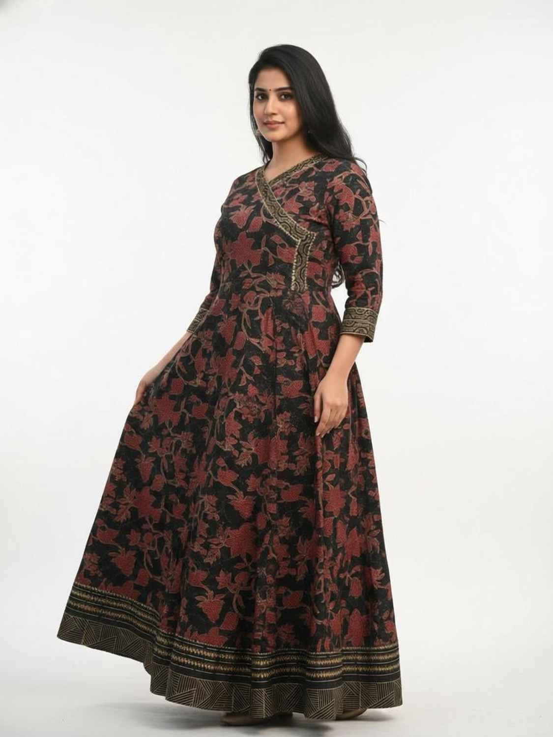 Image of ANUPRIYA CREATION Women Printed Anarkali Kurta