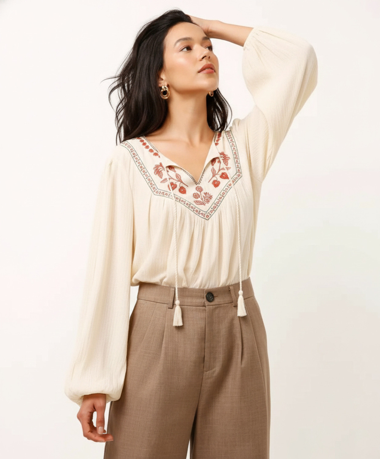 Image of Moda Rapido Women Embroidered Straight Kurta
