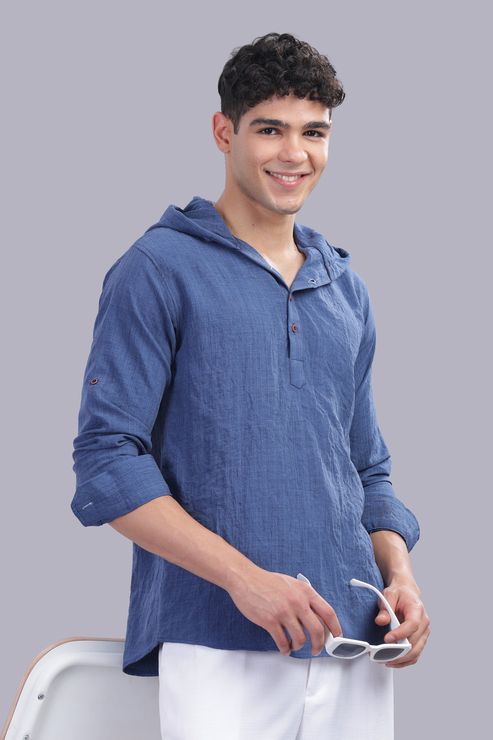 Image of colorwings Men Solid Straight Kurta