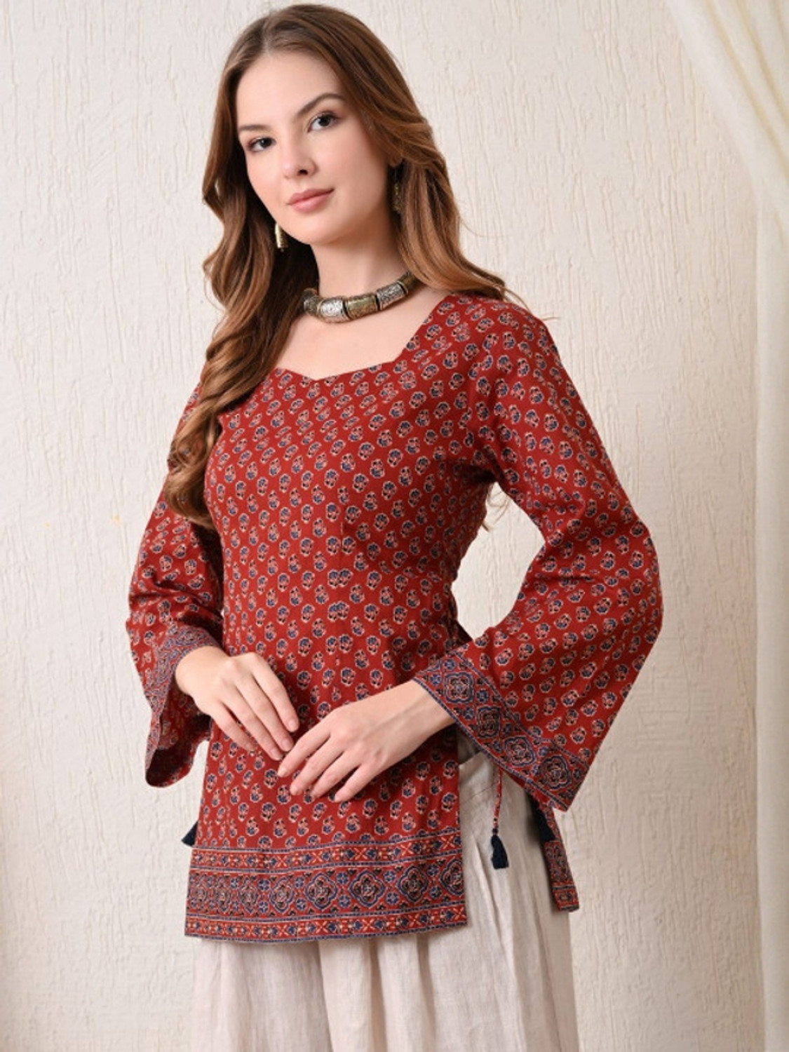 Image of ramaneey Women Printed Straight Kurta