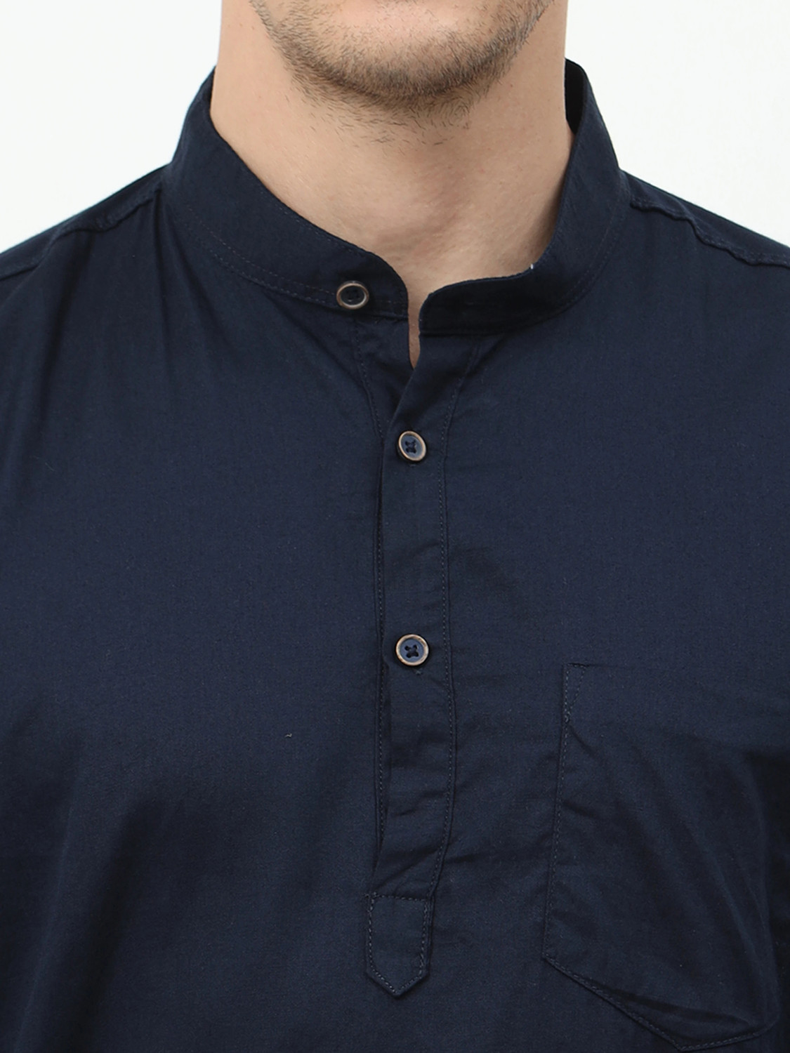 Image of Miraan Men Solid Straight Kurta