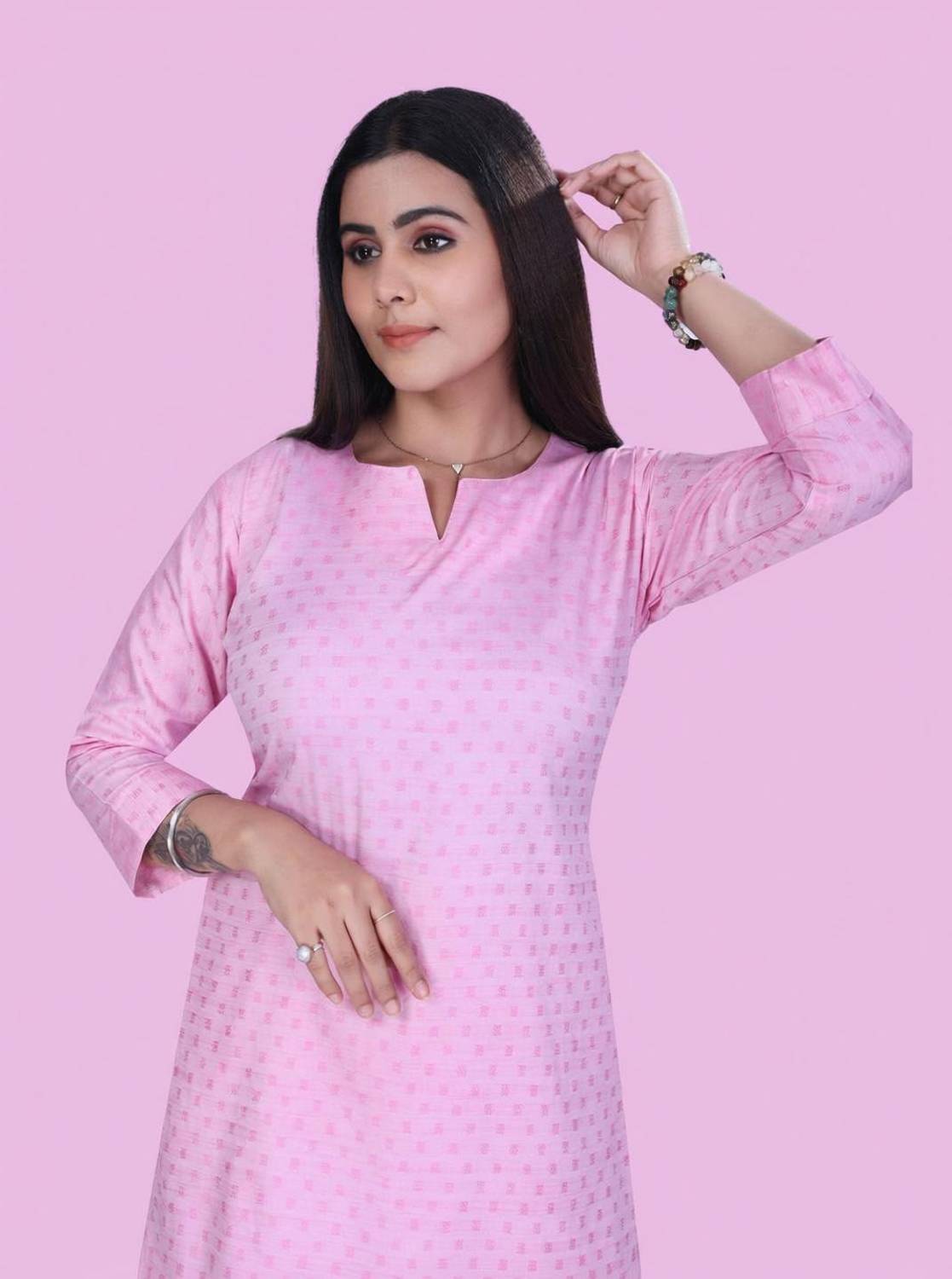 4K FASHION Women Printed Straight Kurta