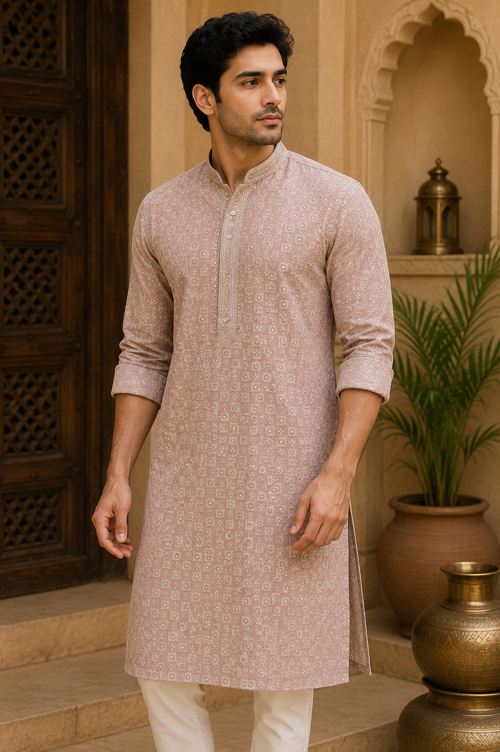 Image of FUBAR Men Kurta Pyjama Set