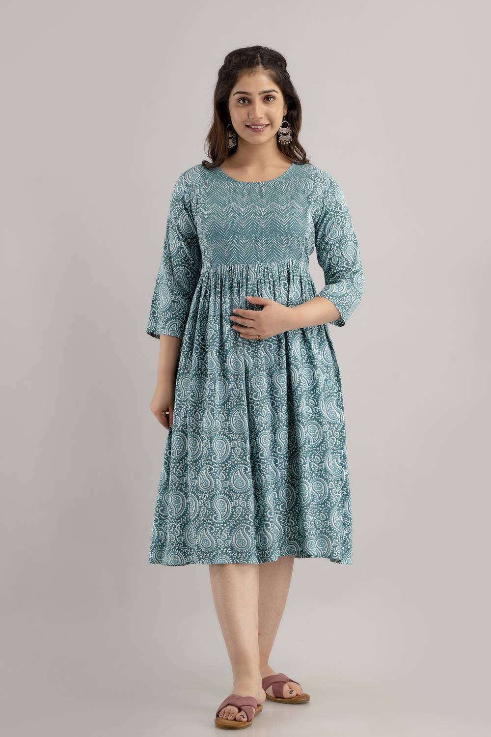 CELEBRAVO Women Paisley Flared Kurta