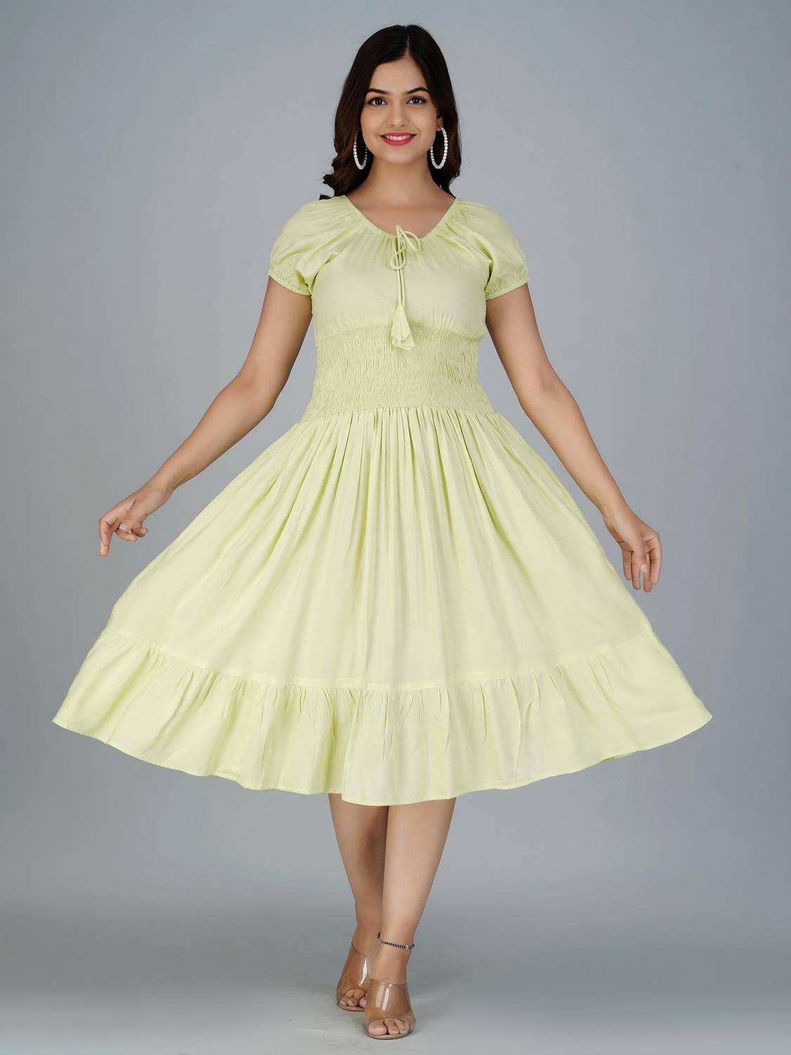 Aloan Beauty Women Solid Anarkali Kurta