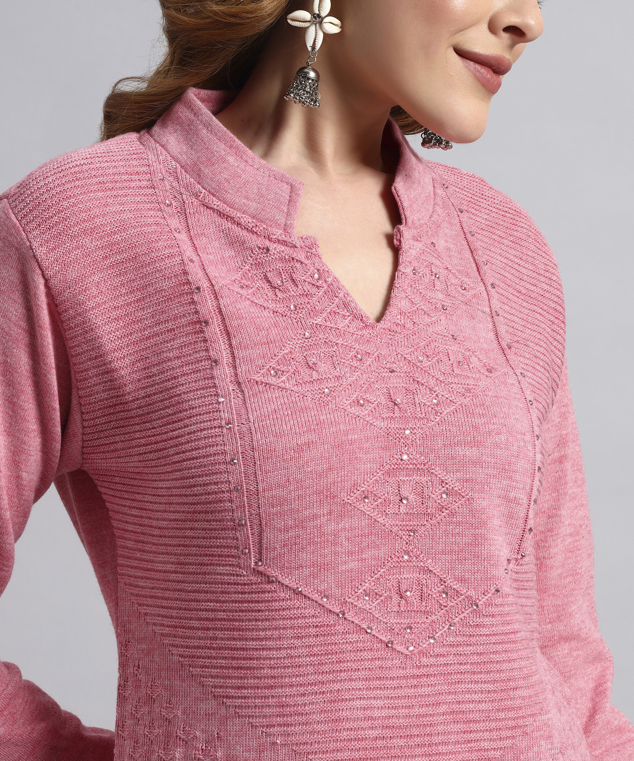Image of Brayles Women Self Design Straight Kurta