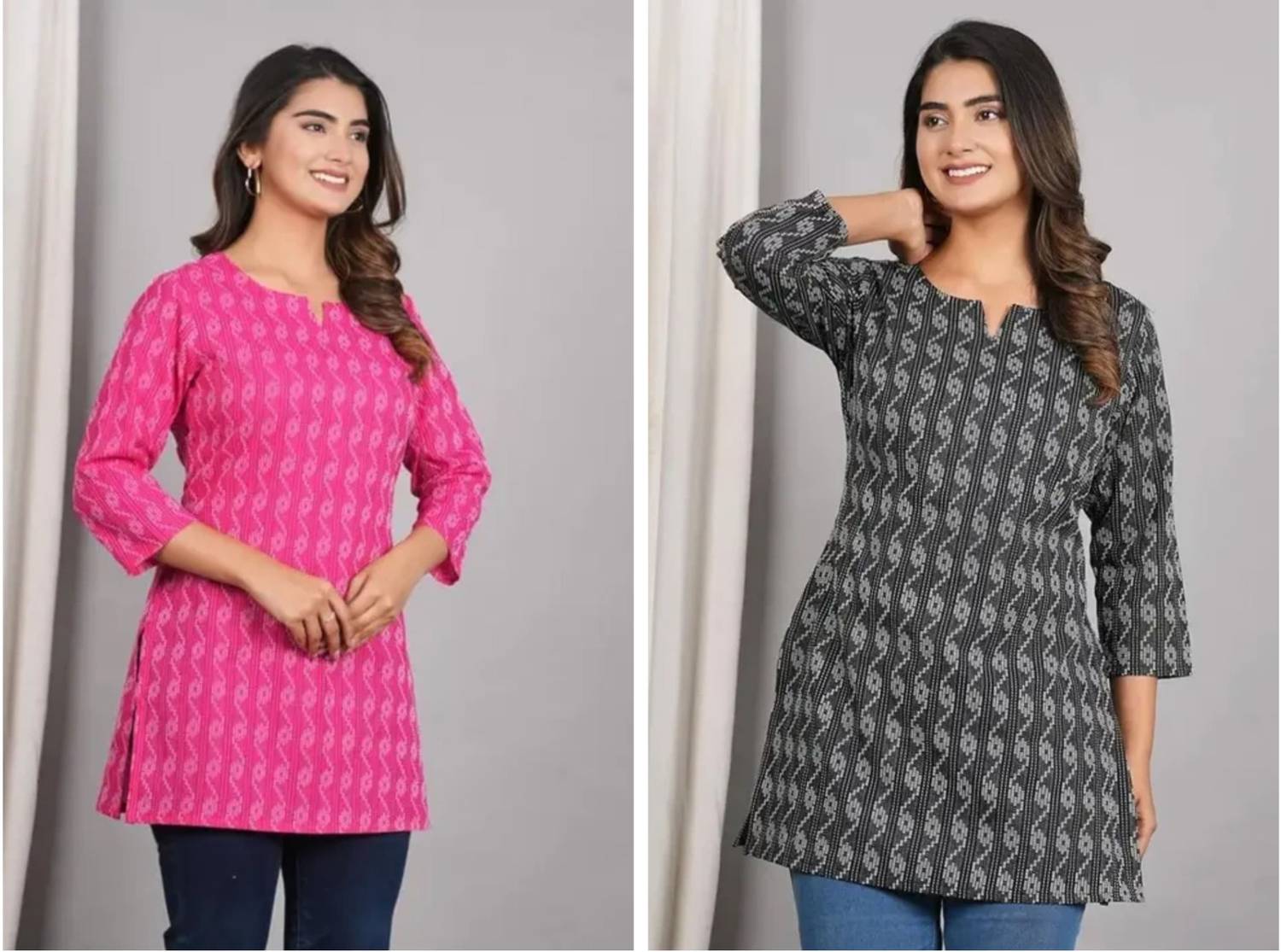 Adnika collection Women Self Design Straight Kurta