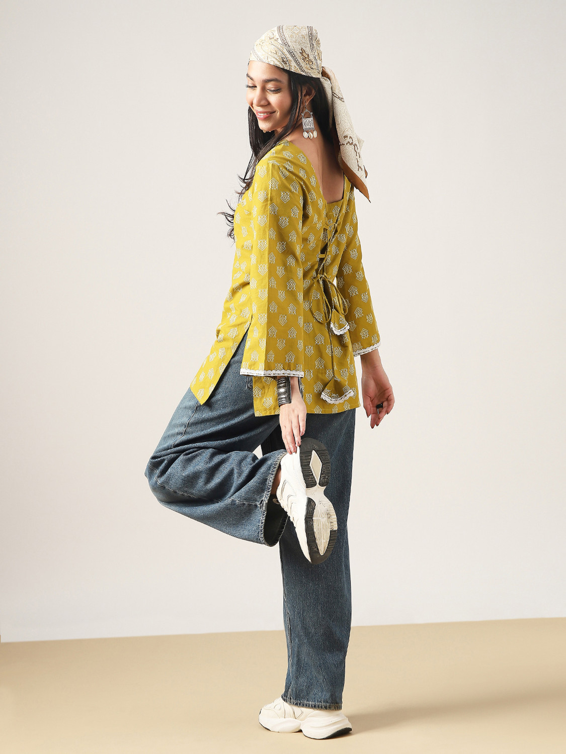 Image of BKApparels Women Printed Straight Kurta