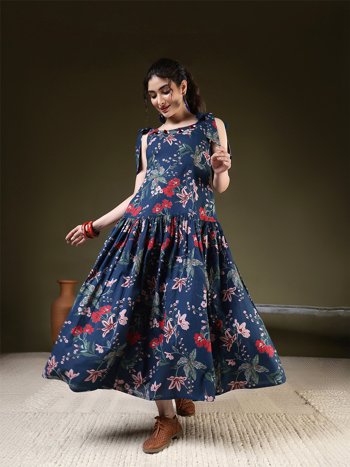 Image of KIMAYRA Women Printed A-line Kurta