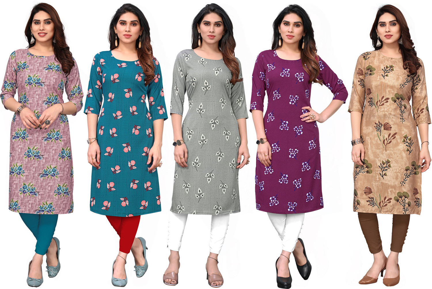 Image of KILLARI Women Printed Straight Kurta