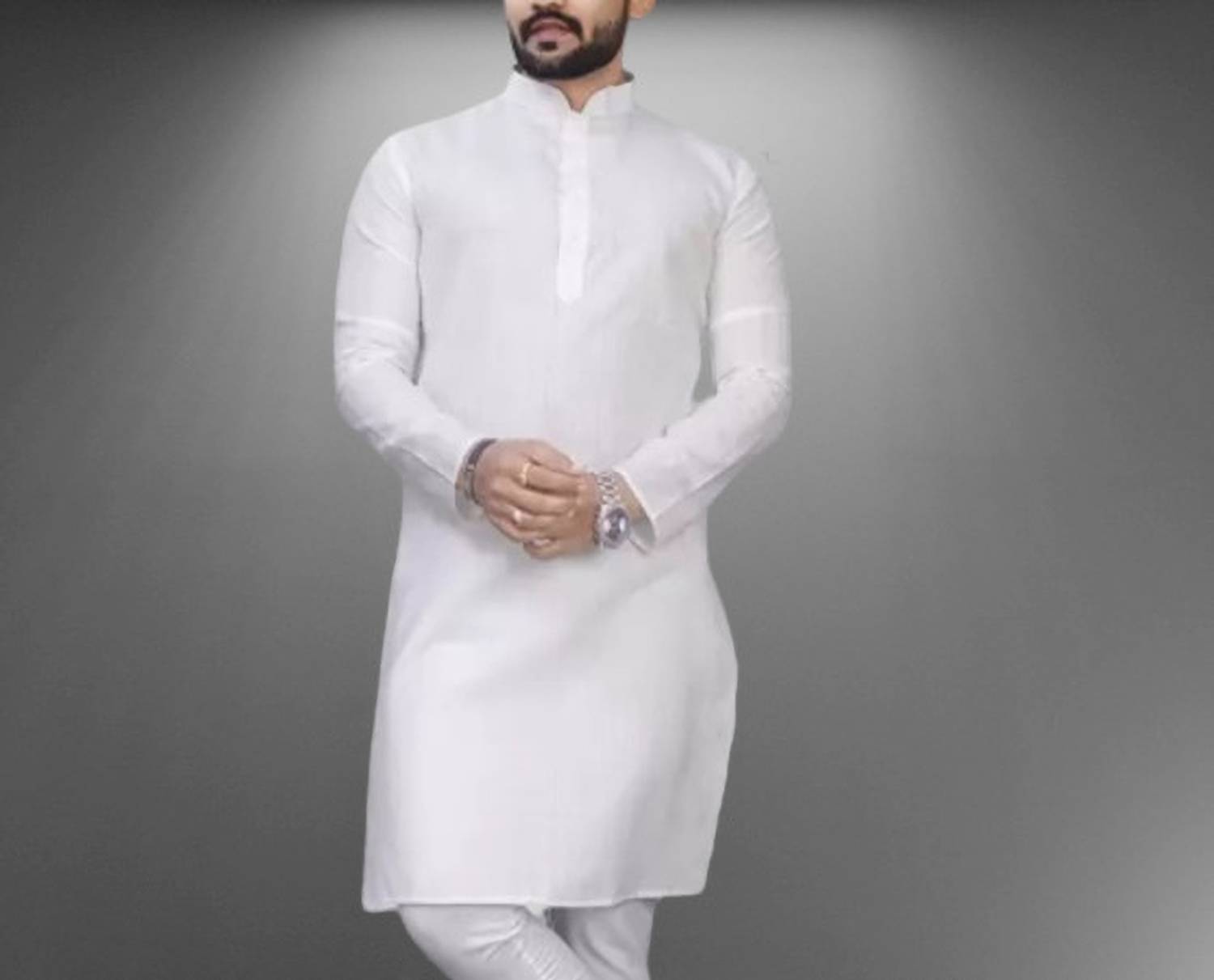 seetoo Men Embroidered Straight Kurta