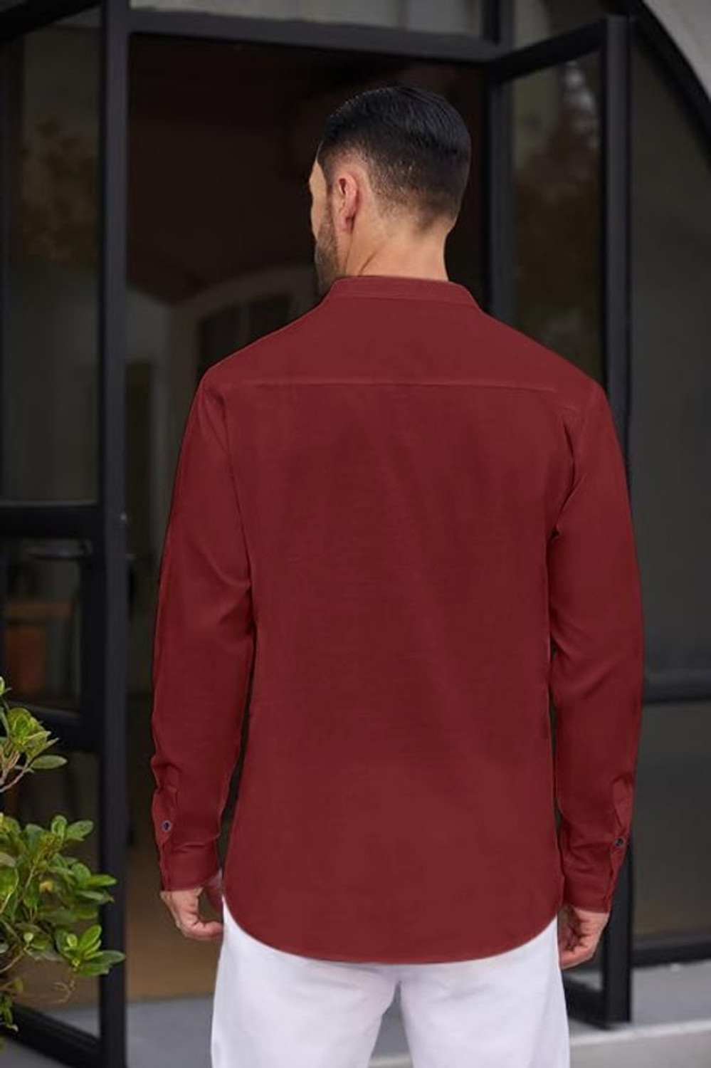 Image of ROYAL SCOUT Men Solid Straight Kurta