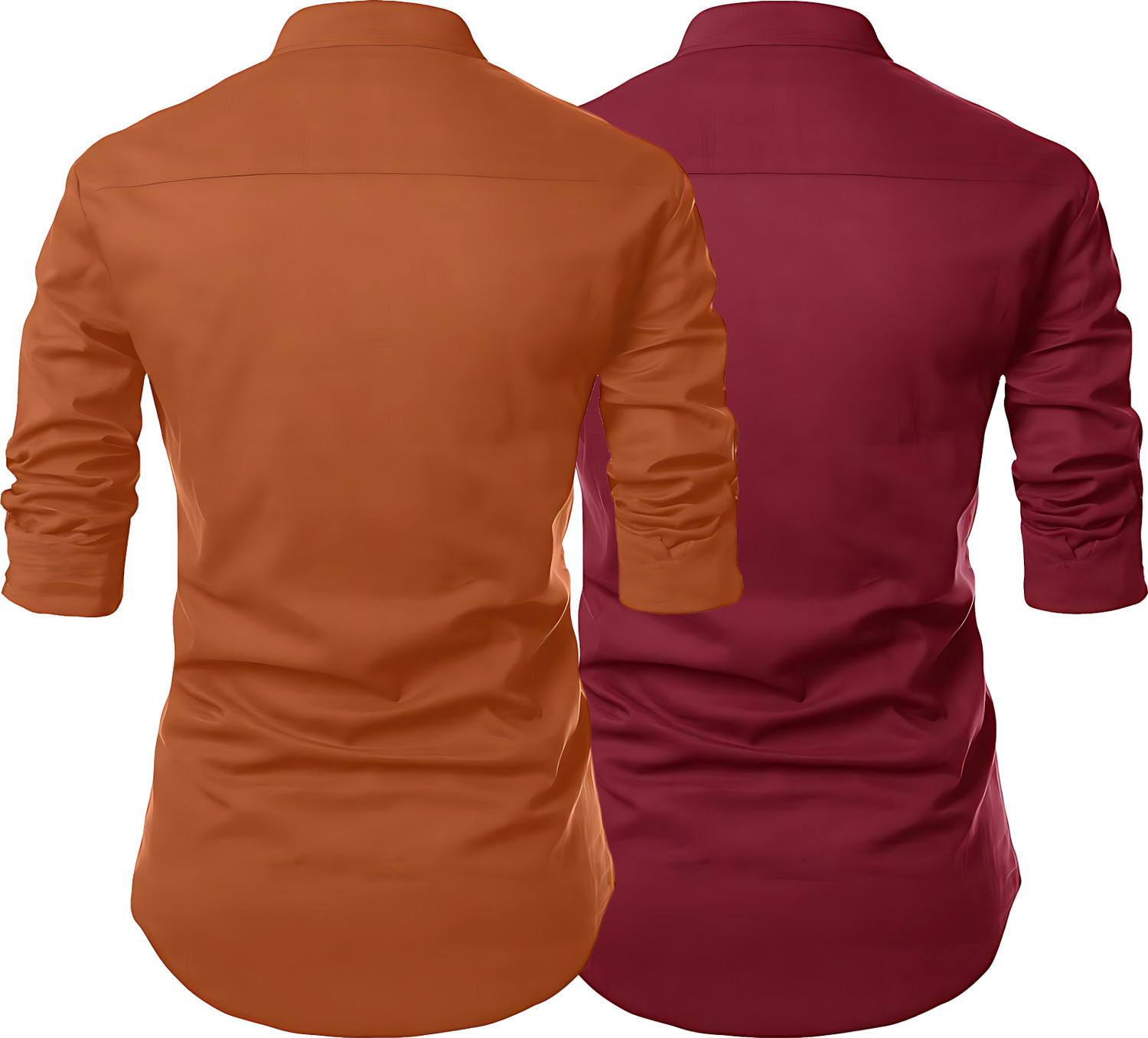 Image of LIMRO Men Solid Straight Kurta