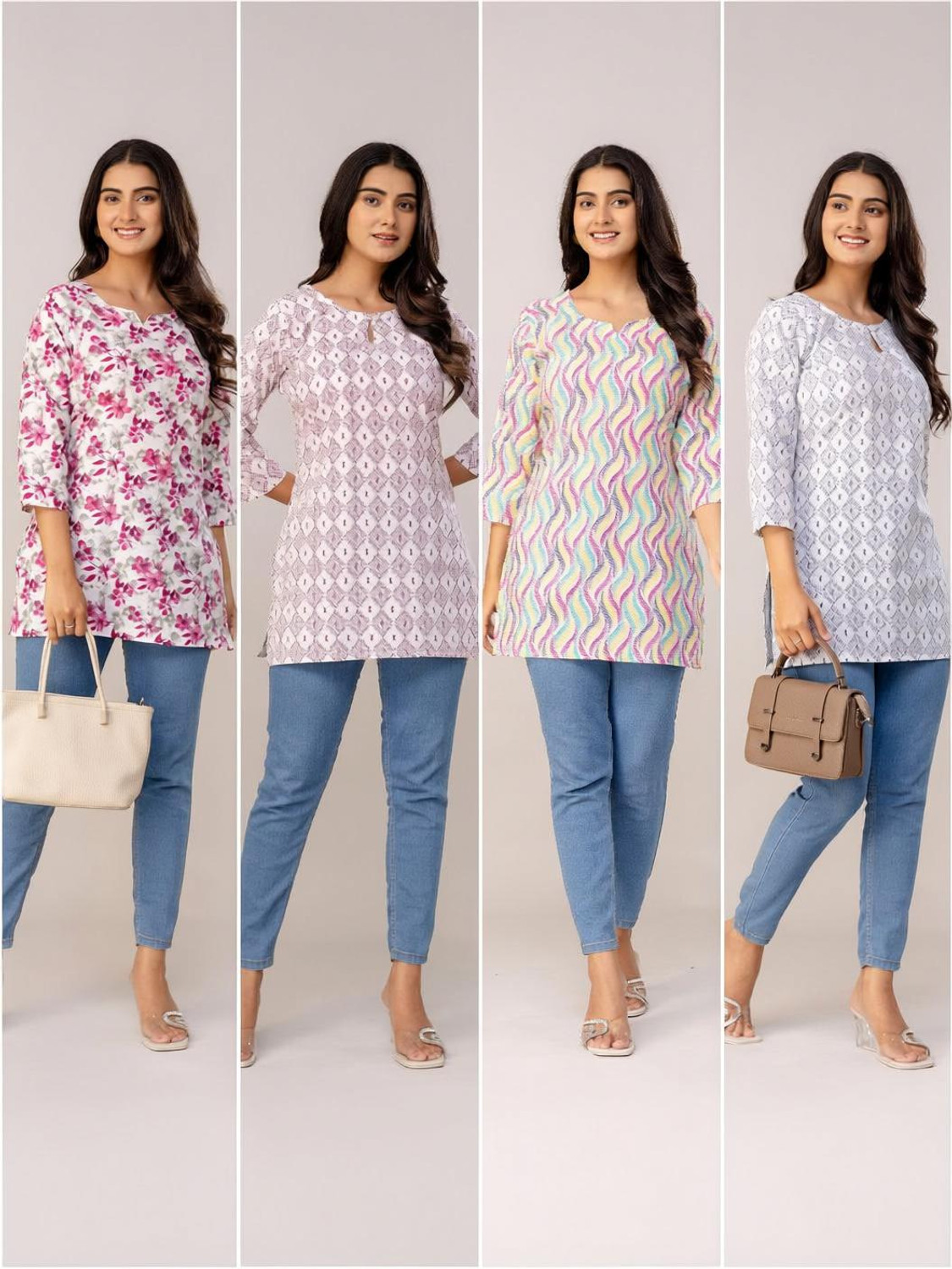 Image of Shibra Women Printed Straight Kurta