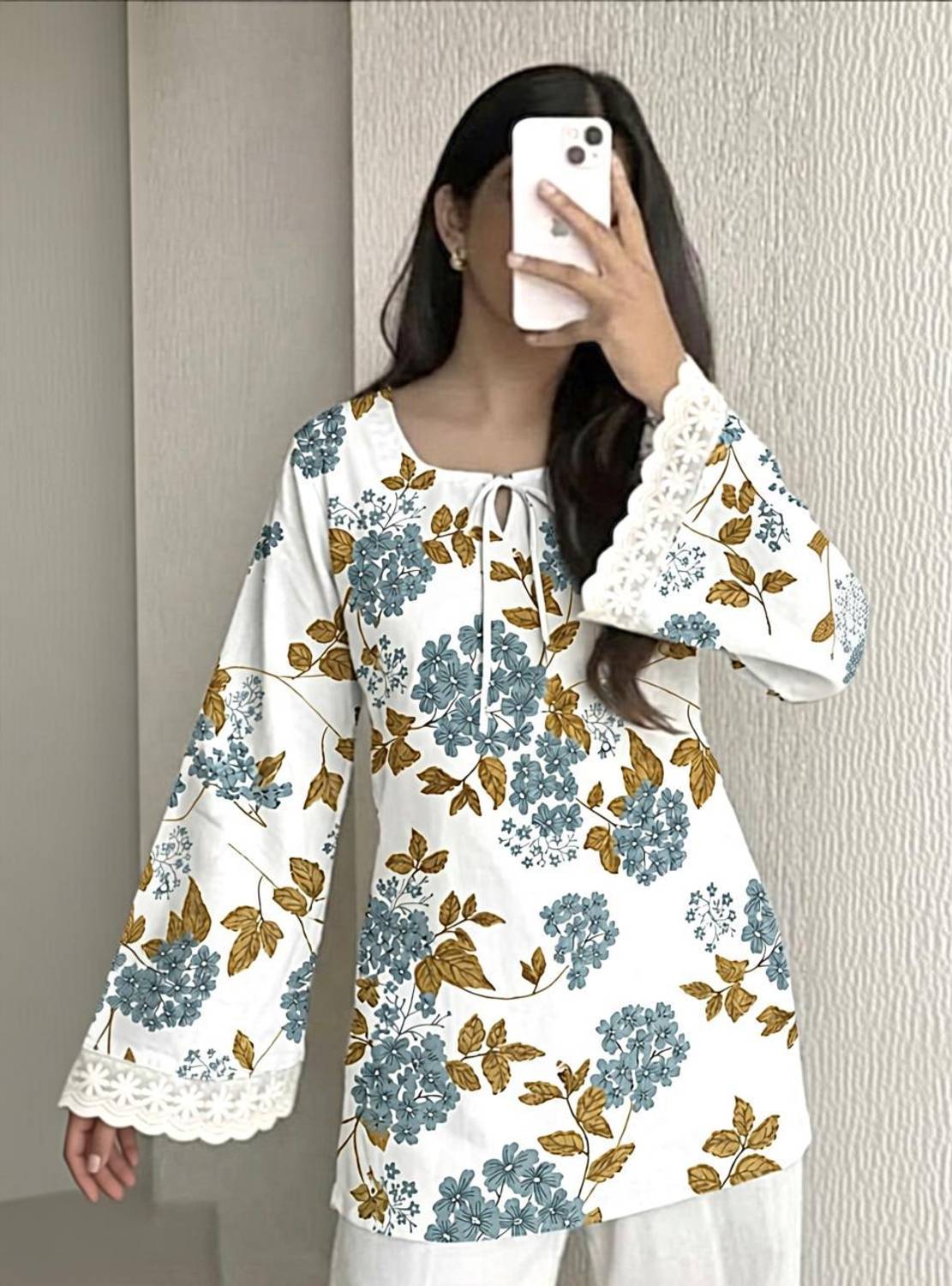 ADAN Women Printed Straight Kurta