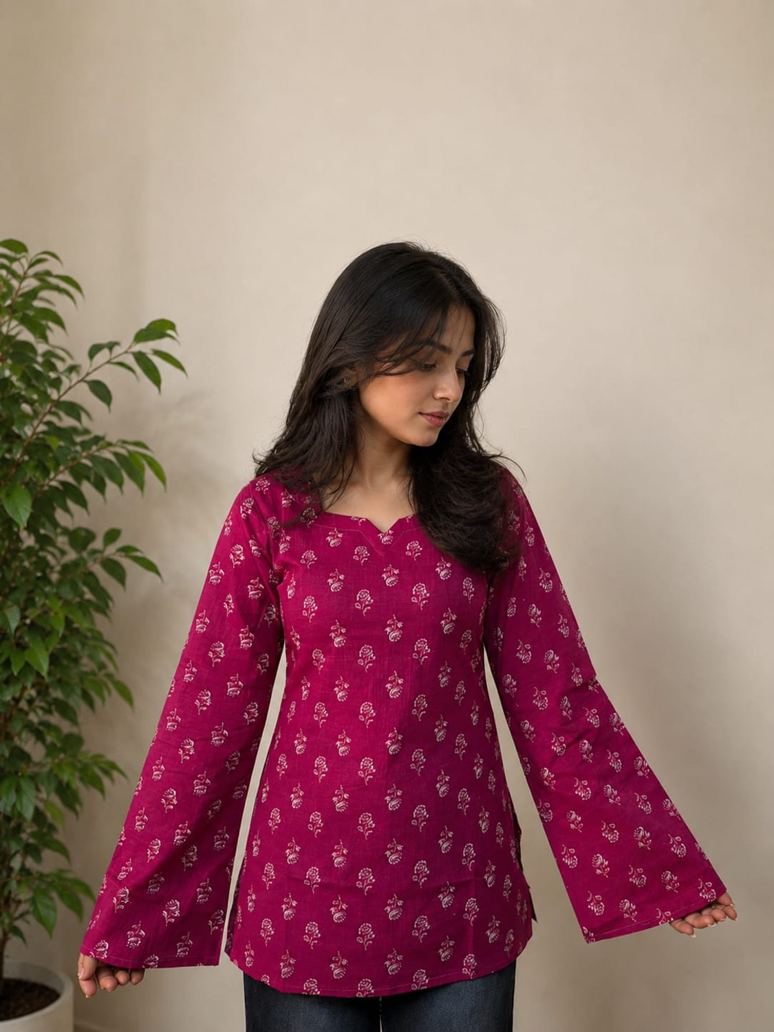 Image of Kurvee Women Printed Straight Kurta