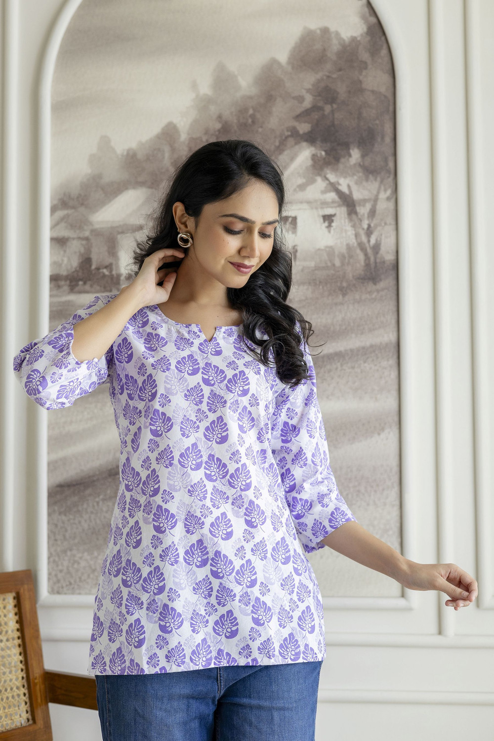 Image of SUBHAN CLOTHING Women Self Design A-line Kurta