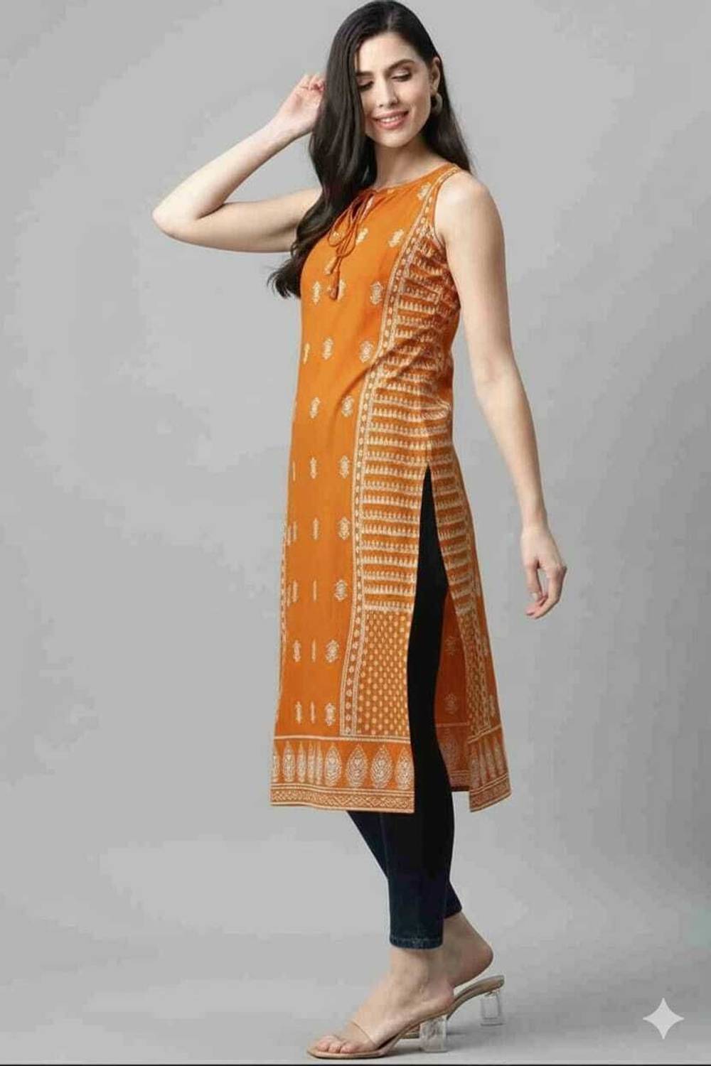 Celtic Fab Women Printed Straight Kurta