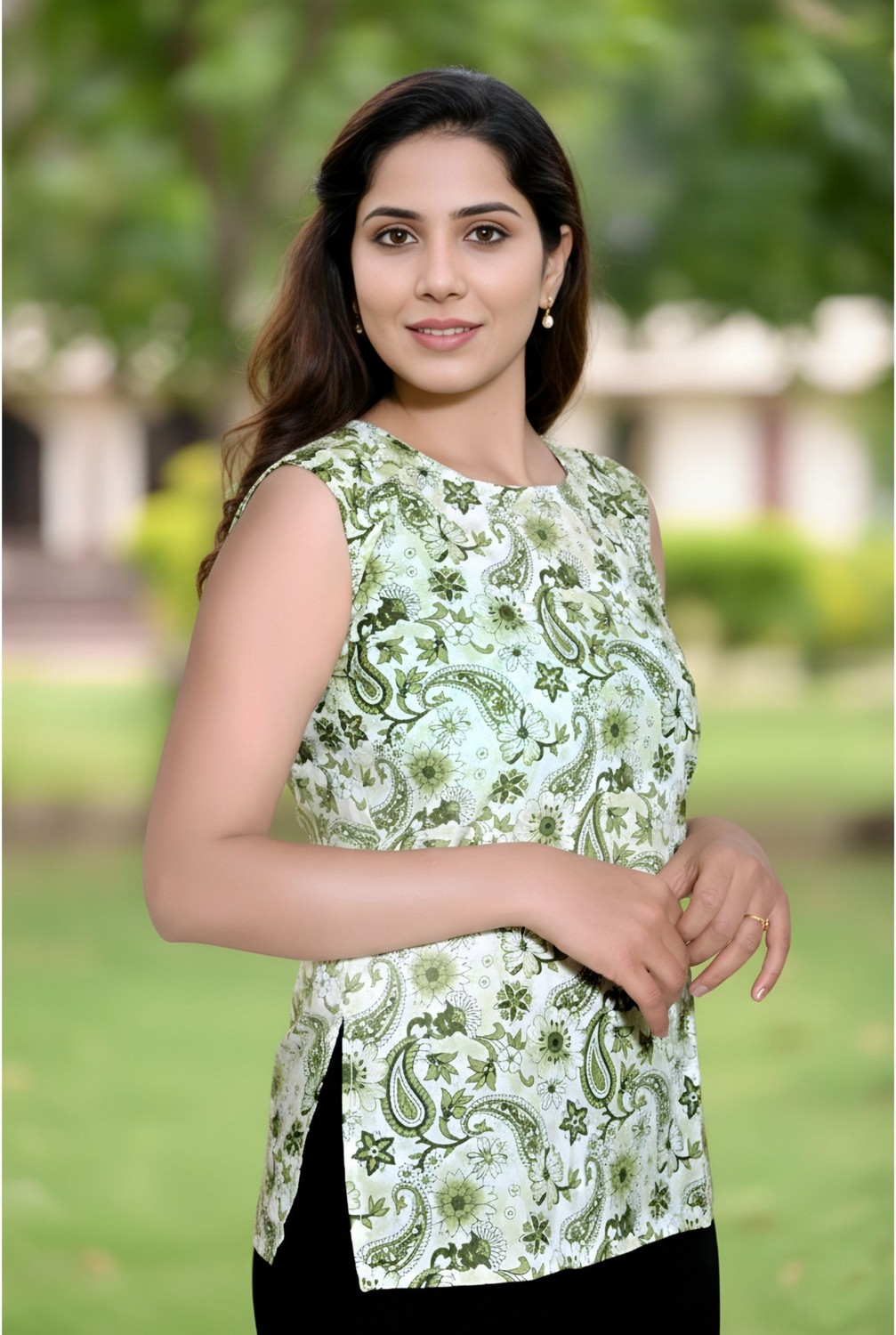 Image of BR MANUFACTURER Women Printed Straight Kurta