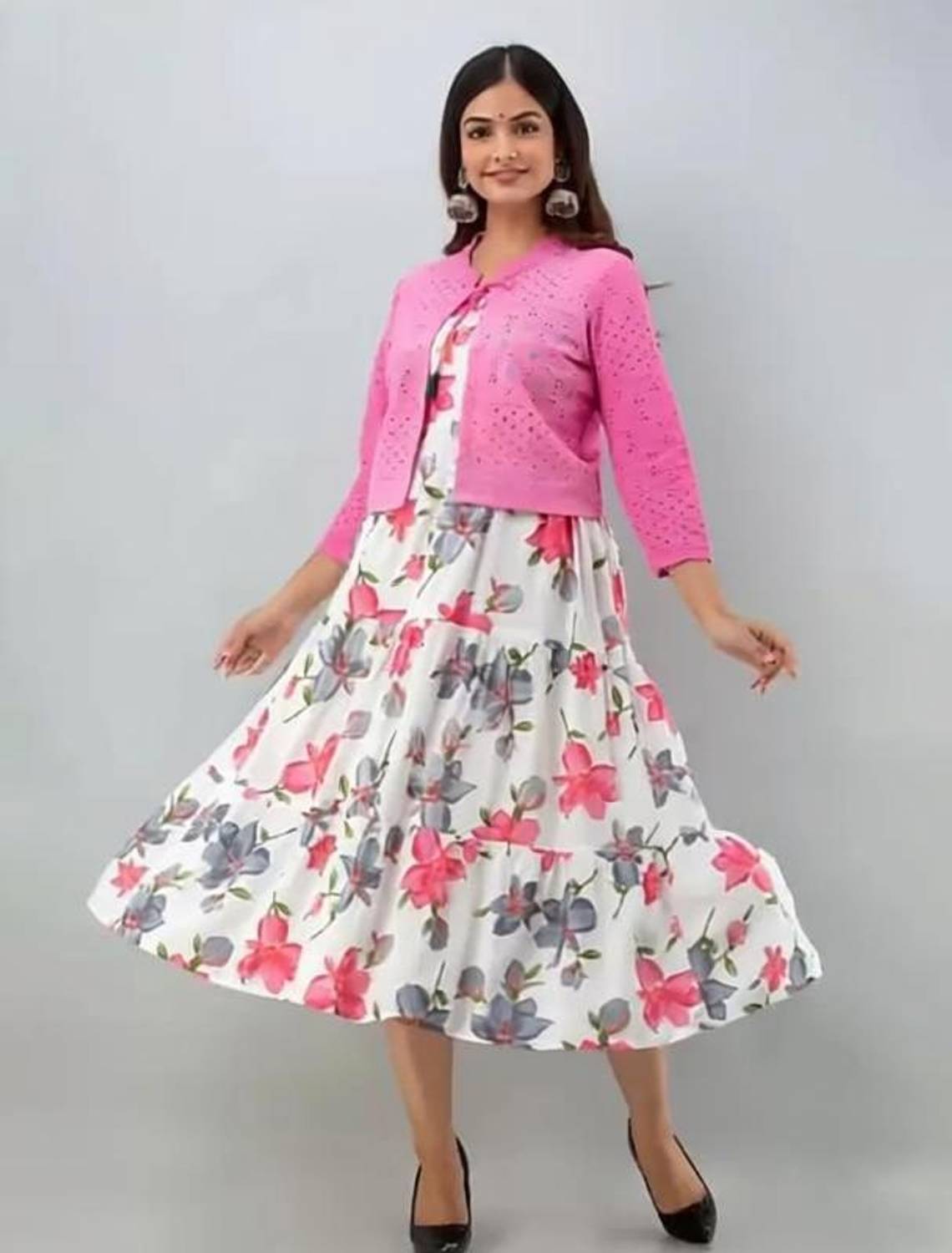Pankaja Creation Women Printed Anarkali Kurta