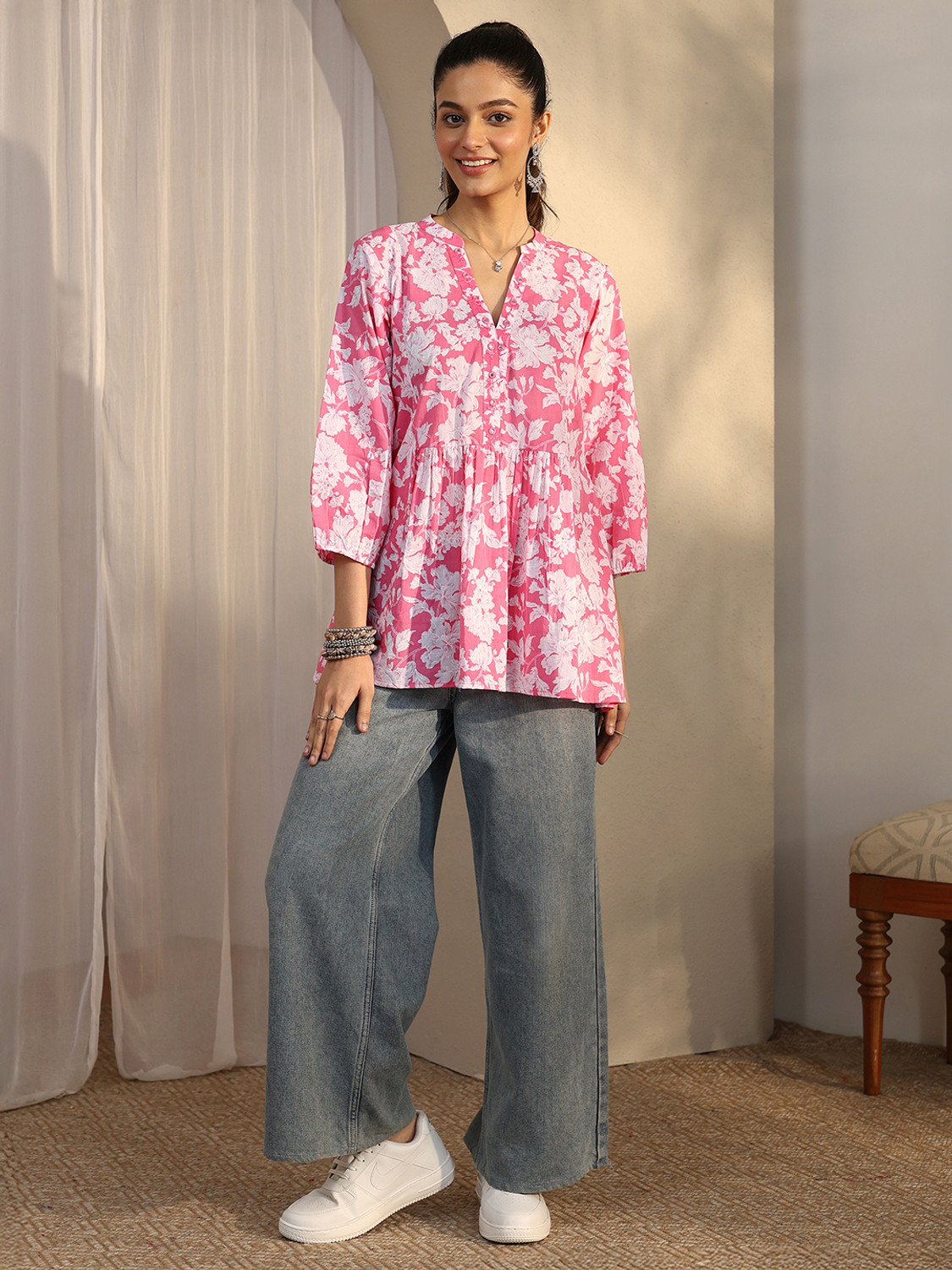 Image of LIBAS Women Printed A-line Kurta